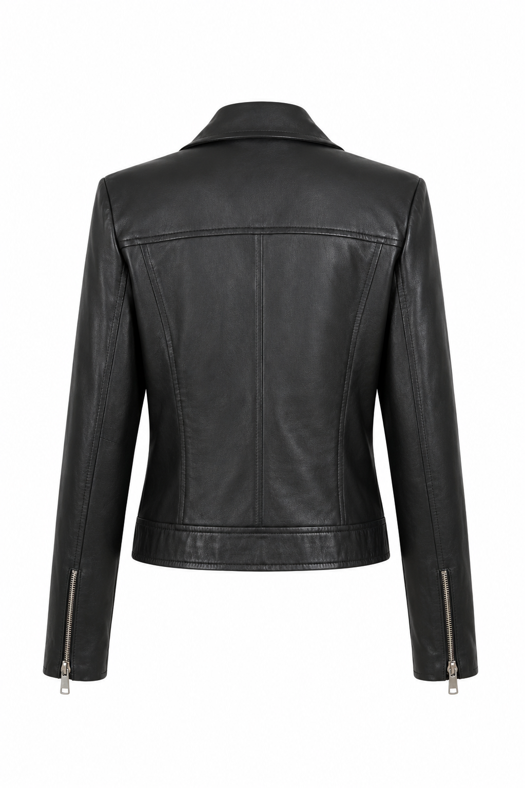 Black Leather Biker Jacket