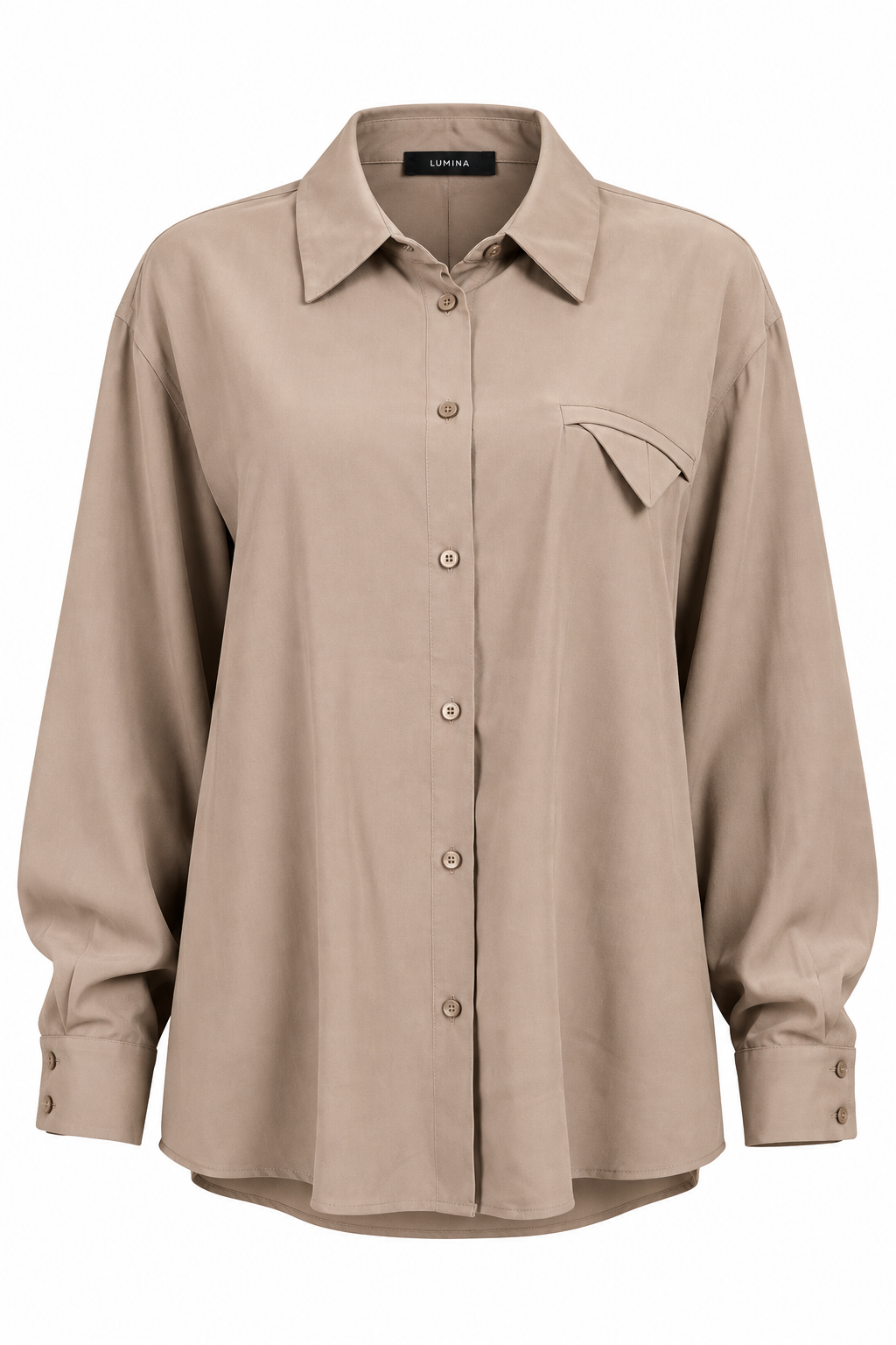 Oversized Button-Down Shirt