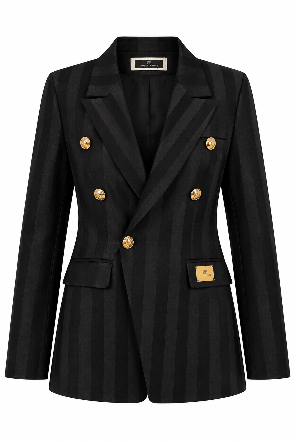 Black Tailored Two-Piece Suit