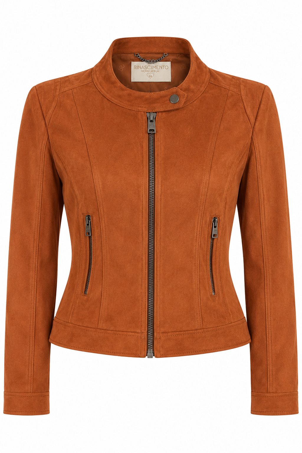 Tan Suede Moto Jacket