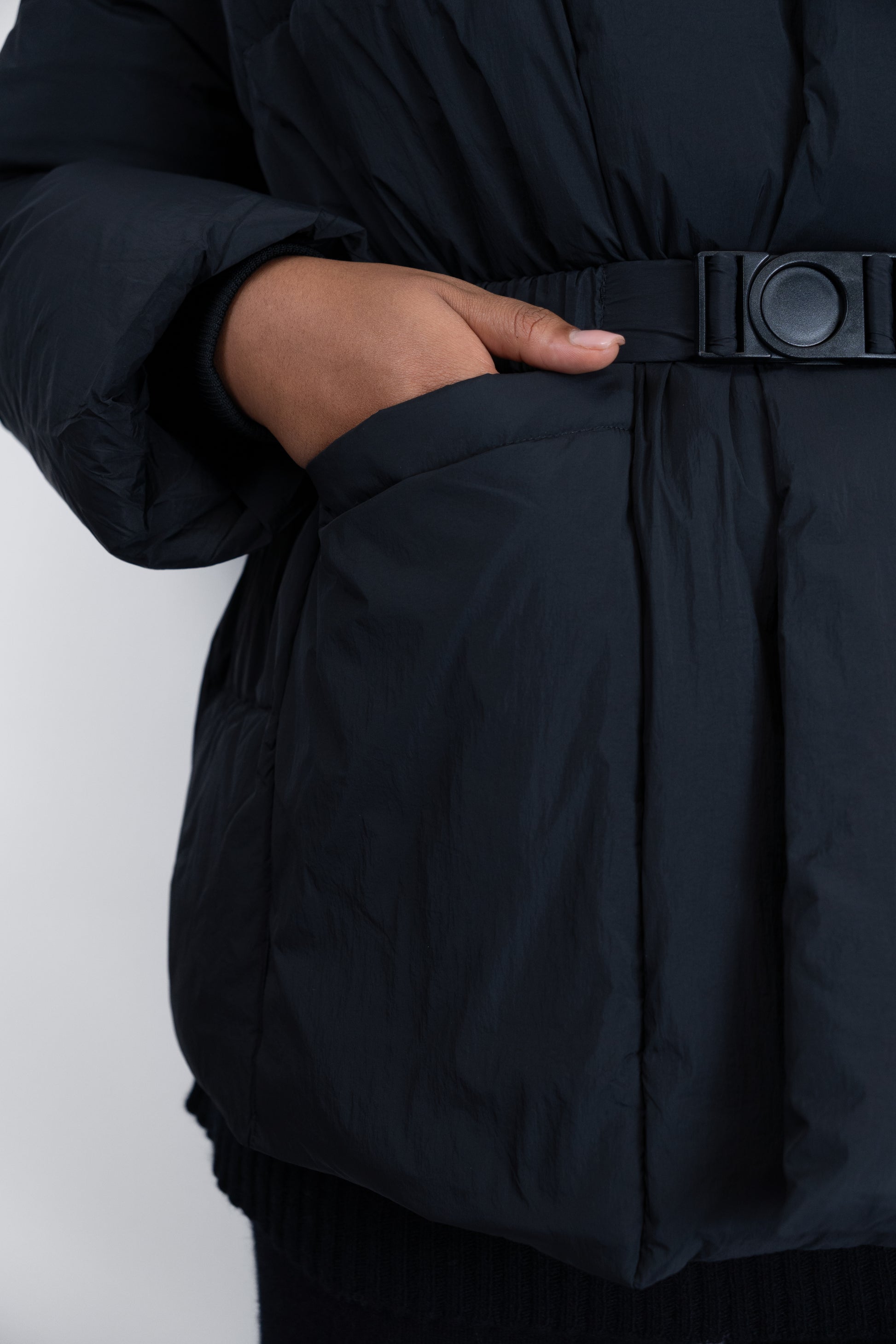 Belted Puffer Jacket