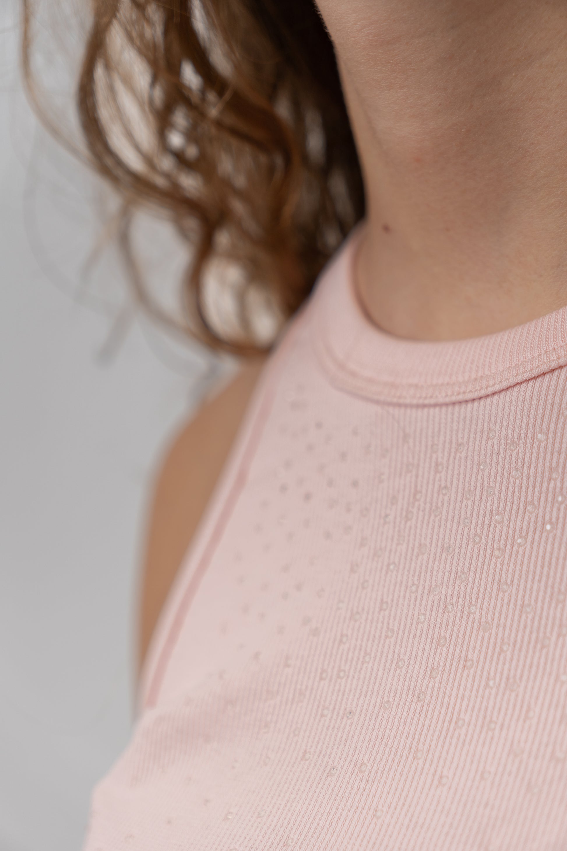 Rhinestone-Detail Tank Top
