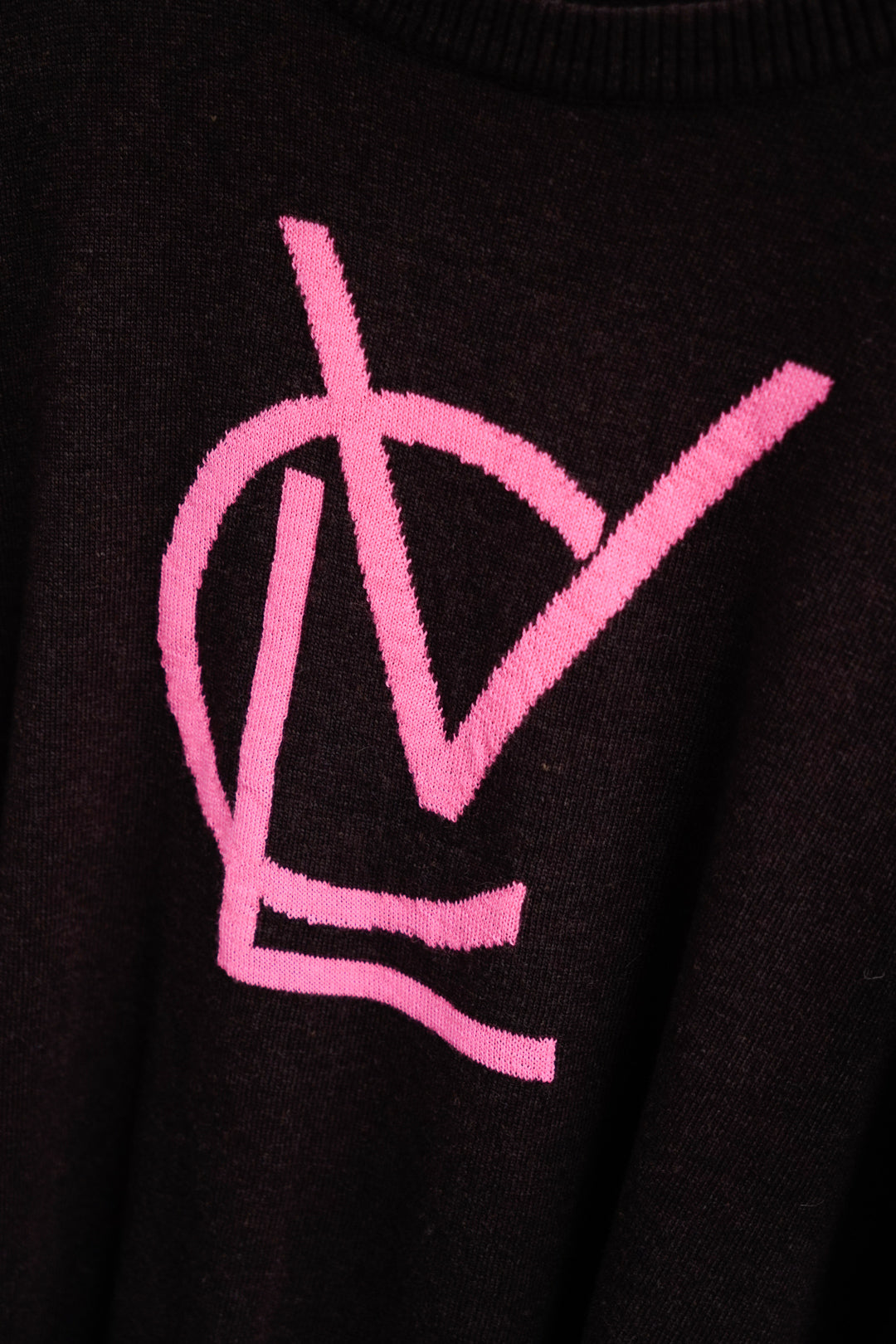 Neon Monogram Sweater