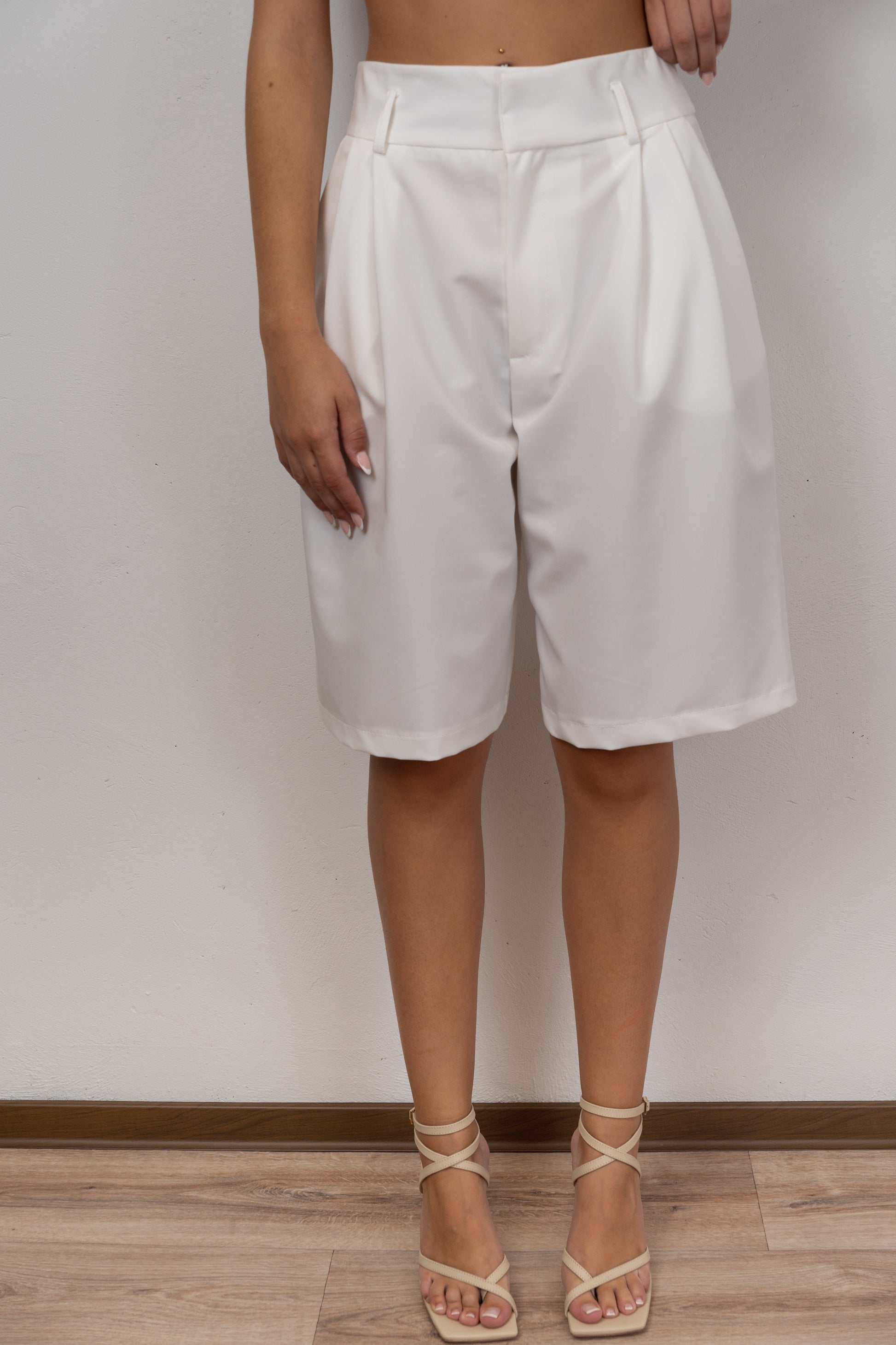White Bermuda Shorts