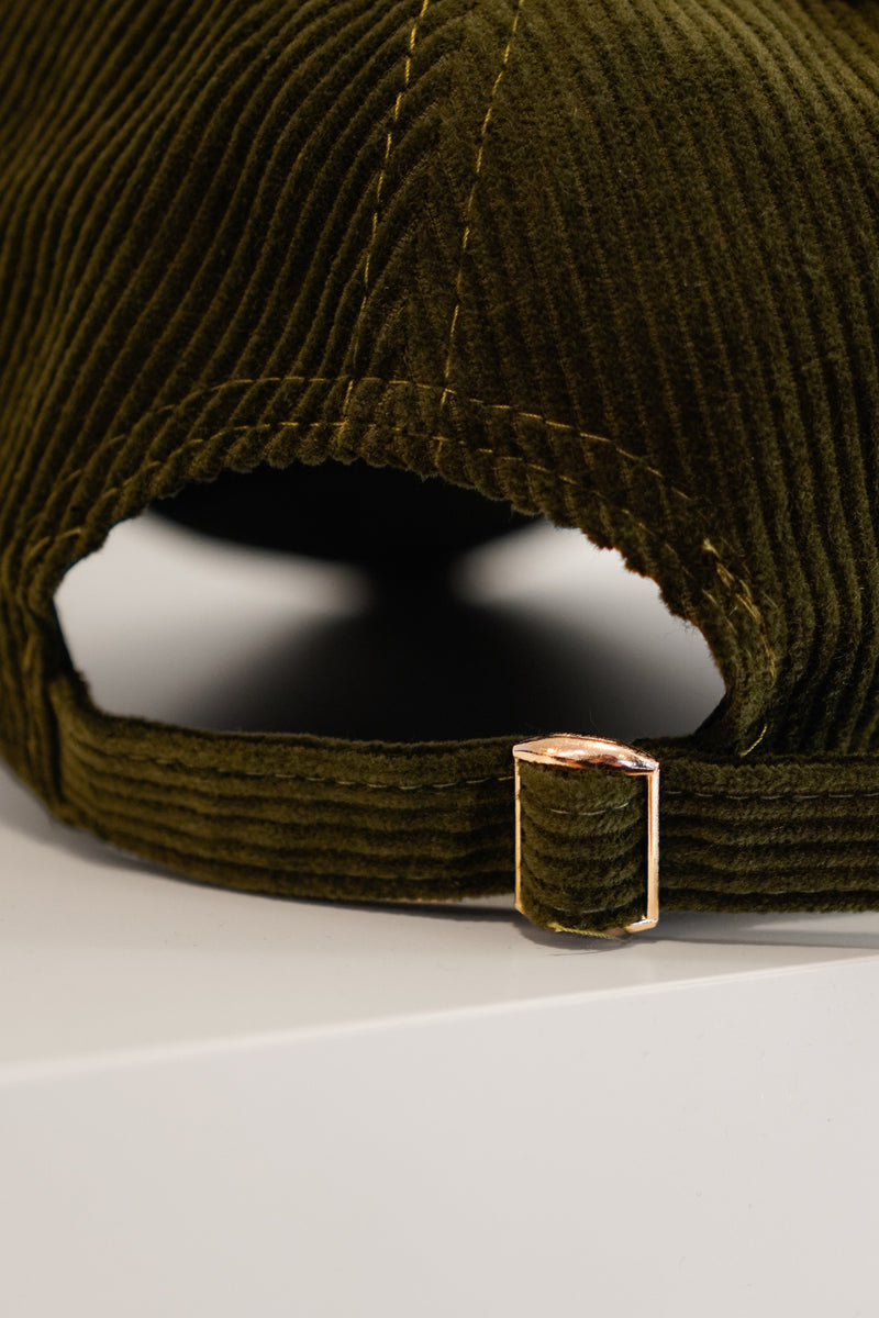 Corduroy Embroidered Baseball Cap