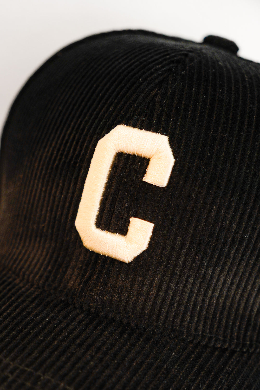 Corduroy Embroidered Baseball Cap