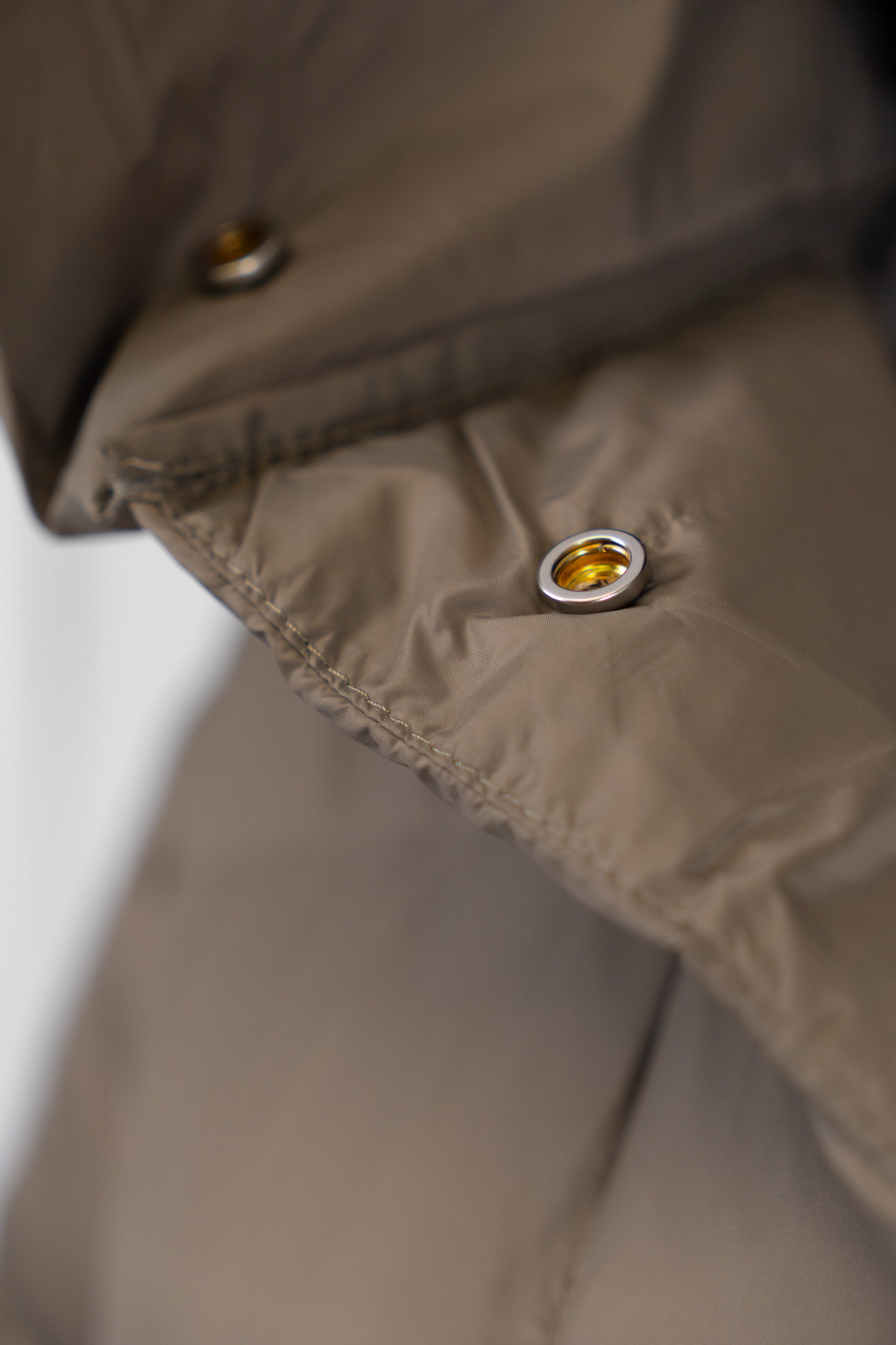 Front-Fastening Hooded Puffer Jacket
