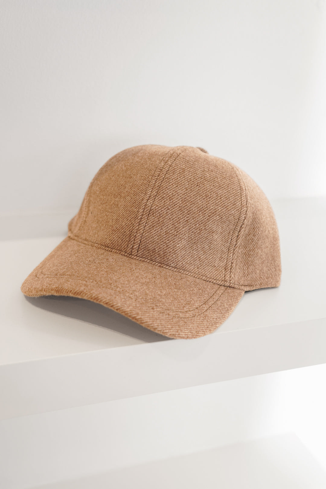 Wool Baseball Cap Brown
