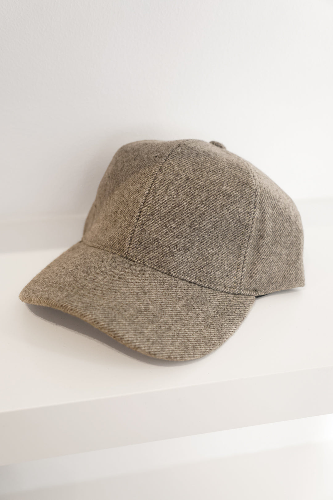 Wool Baseball Cap Grey