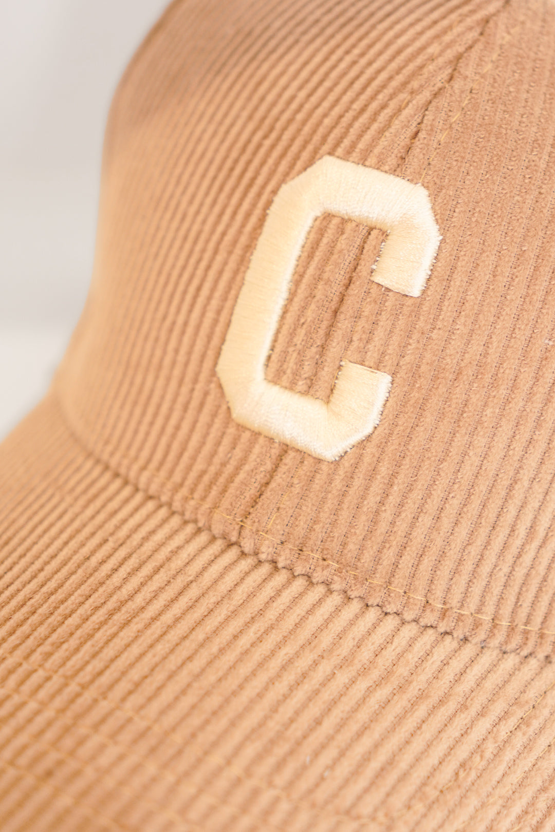 Corduroy Embroidered Baseball Cap