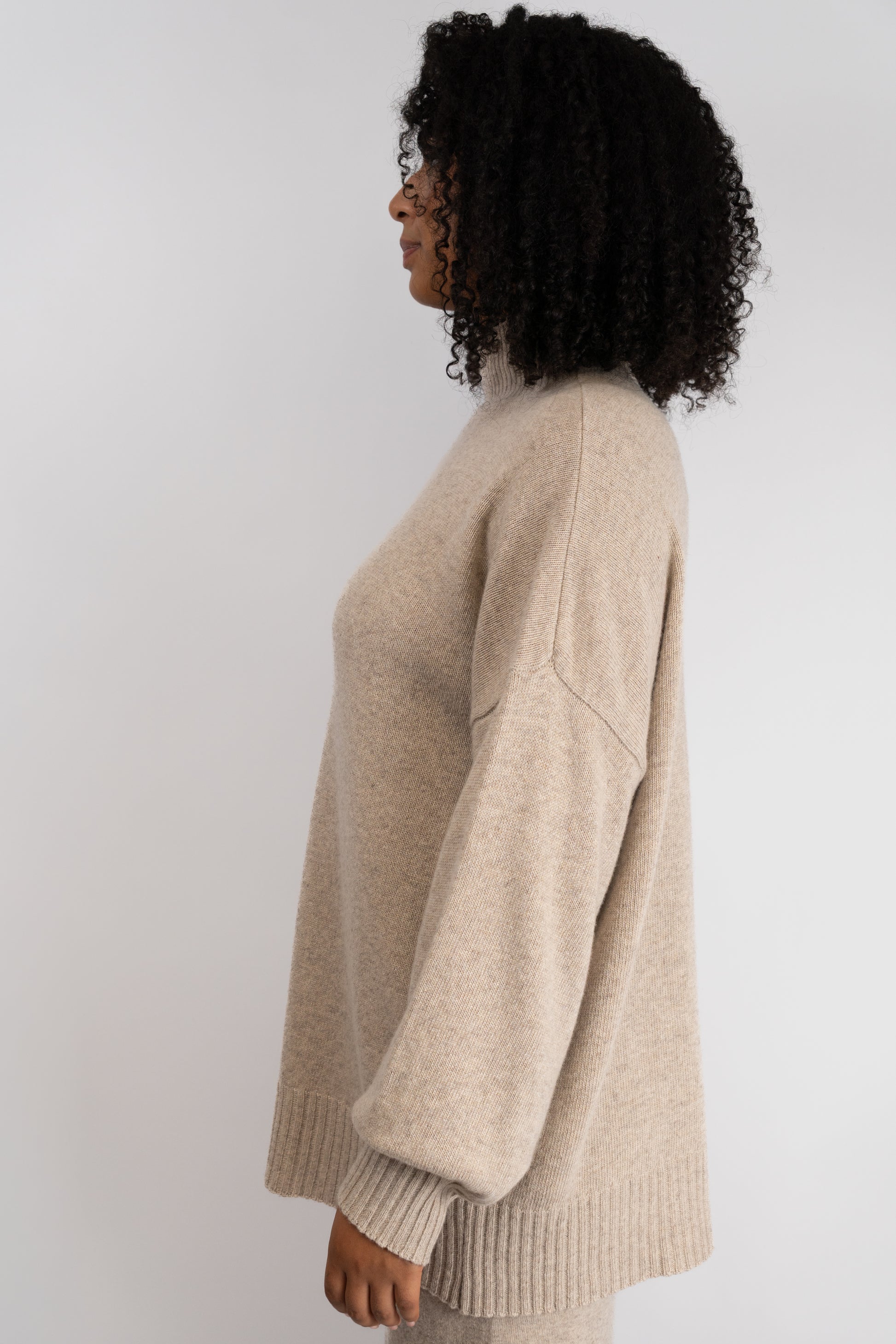 Cream Knit Two-Piece Set