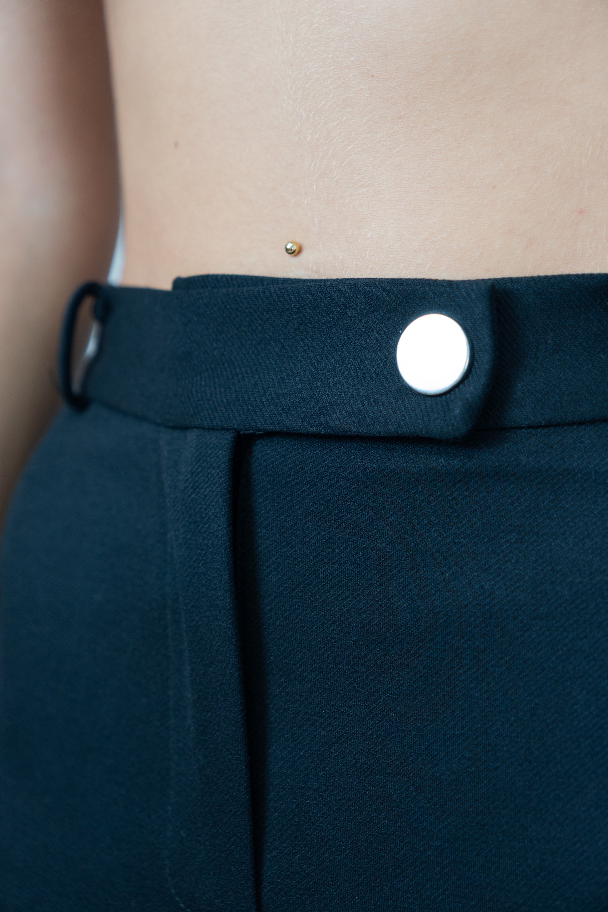 Cropped Cigarette Trousers
