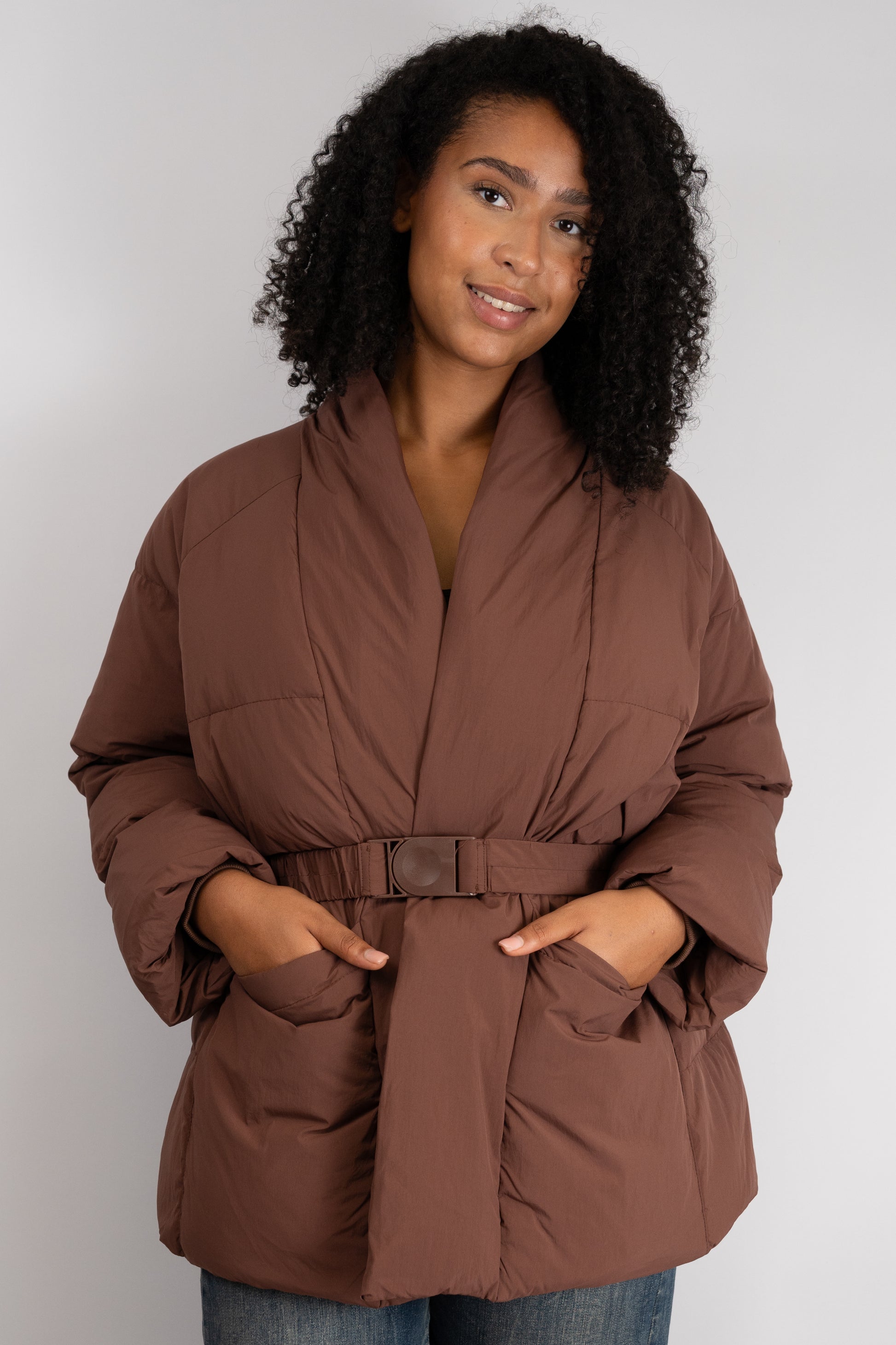 Belted Puffer Jacket