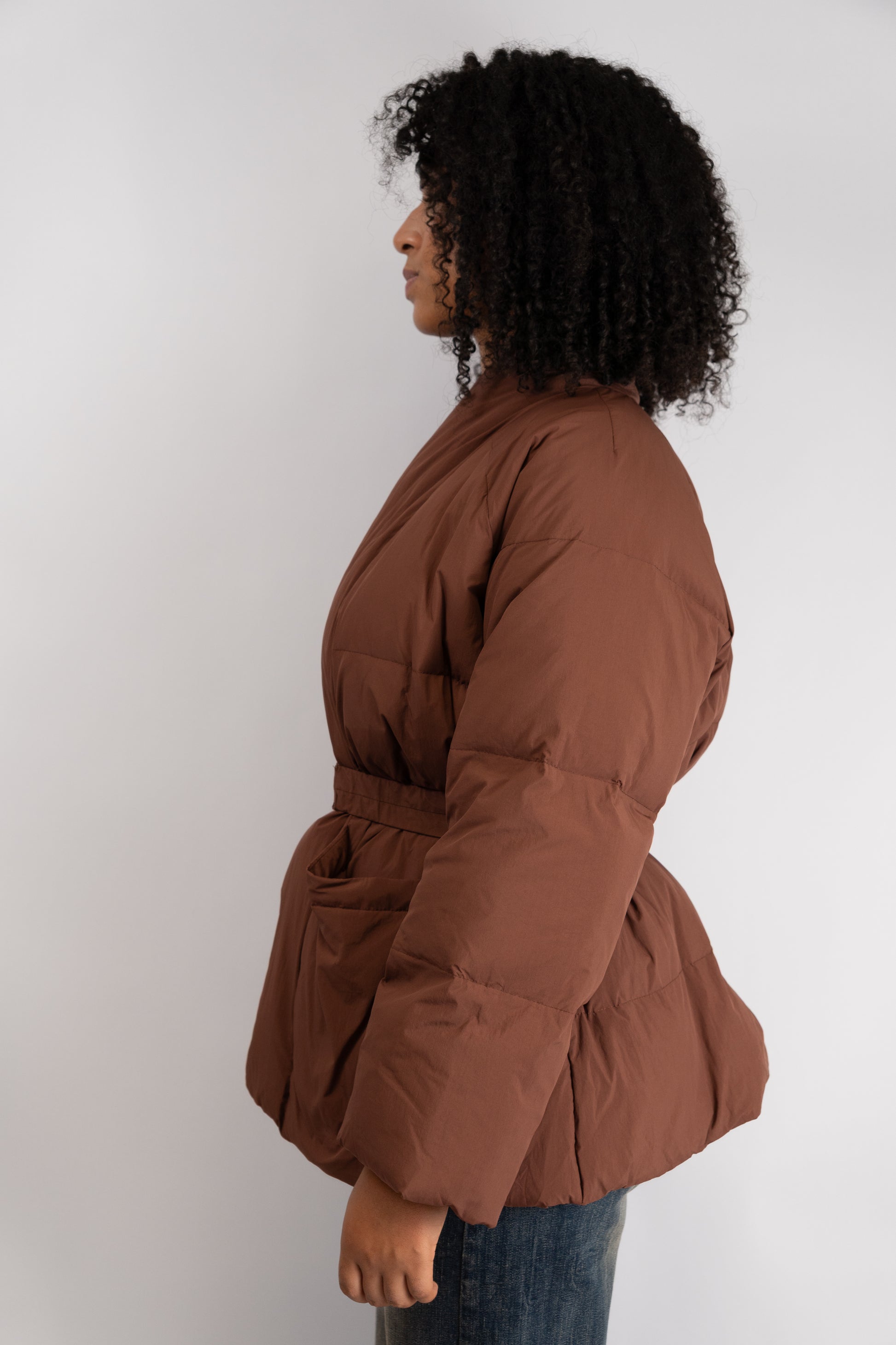 Belted Puffer Jacket