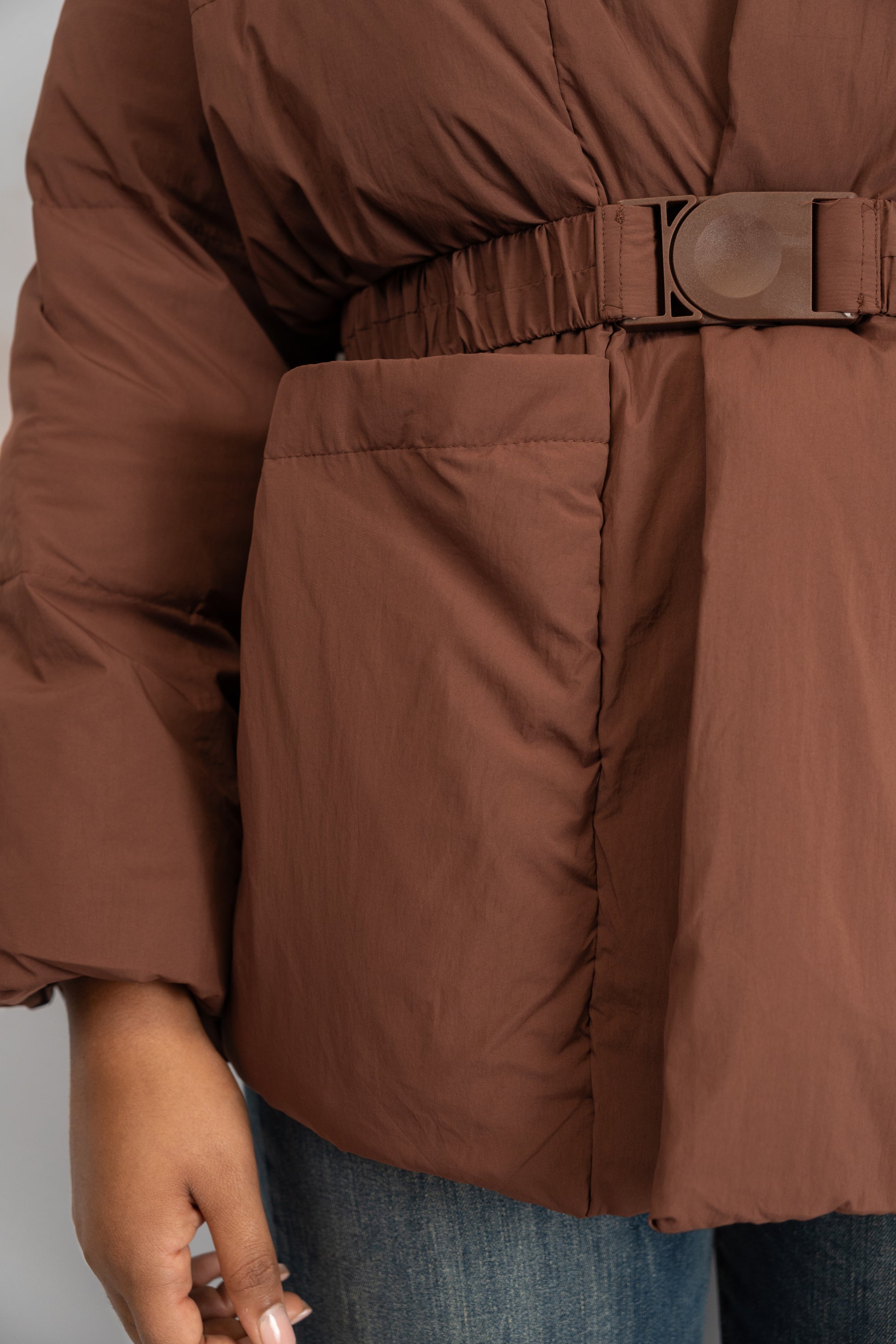 Belted Puffer Jacket