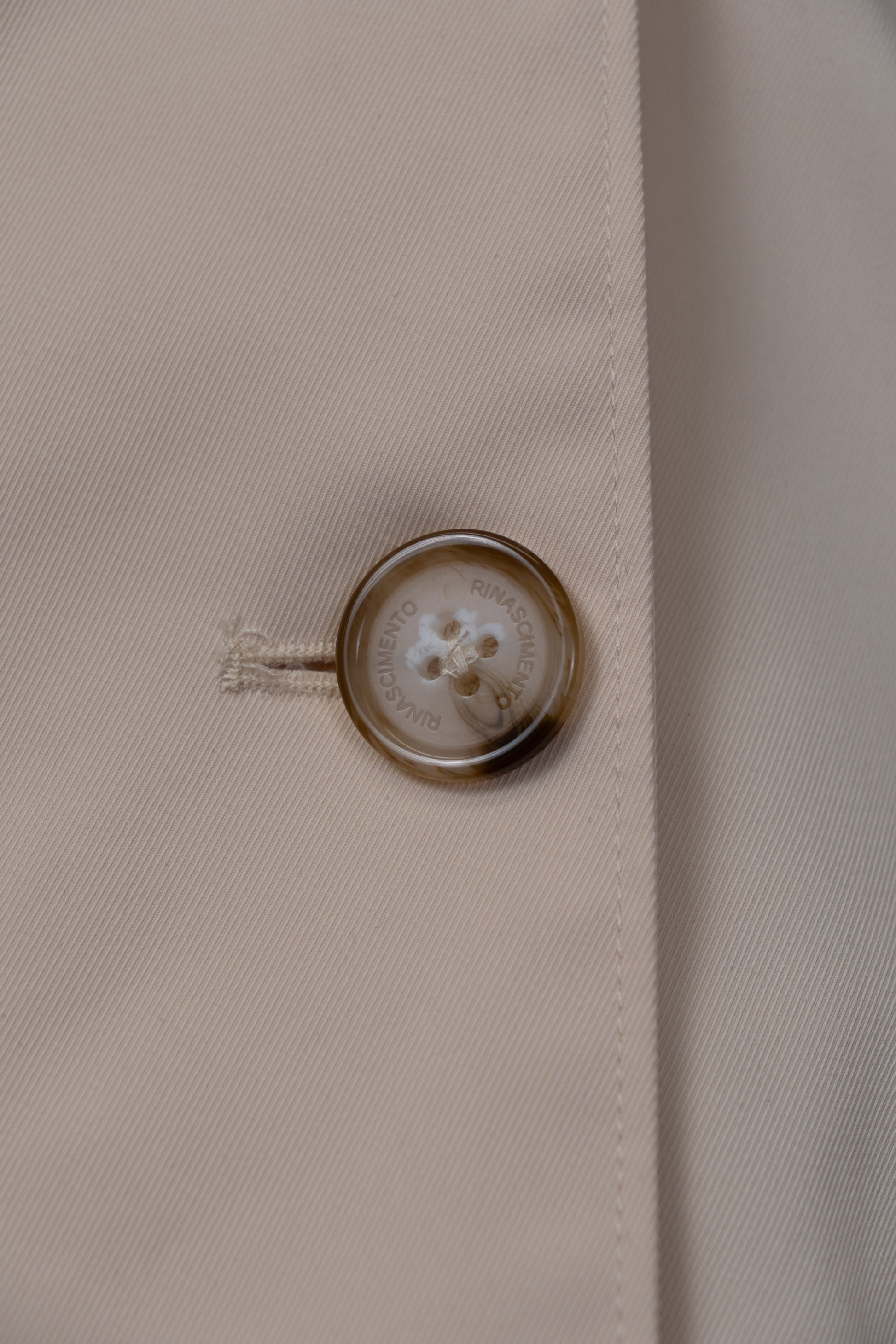 Double-Breasted Short Trench Coat