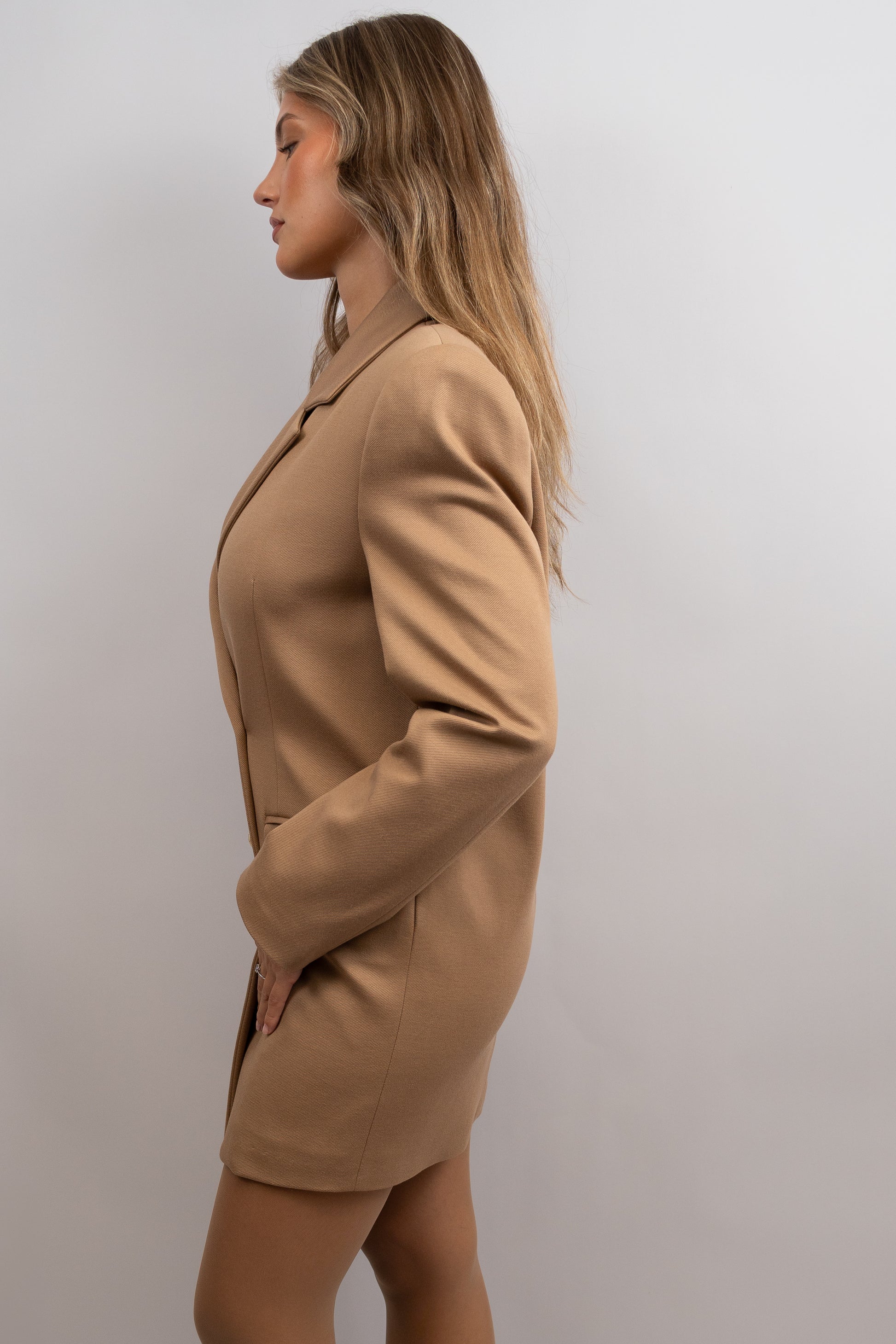 Double-Breasted Blazer Dress