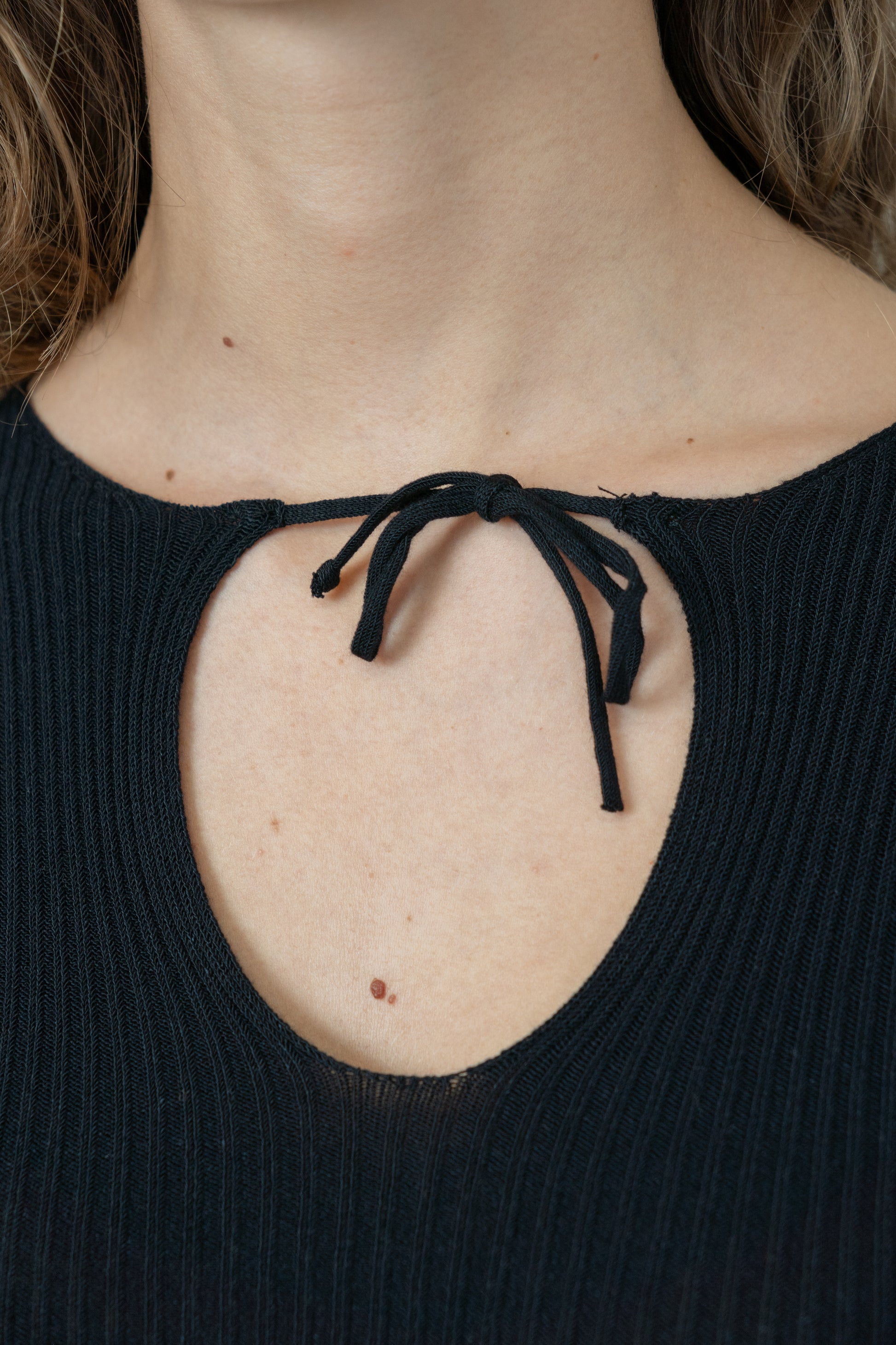 Black Cut-Out Knit