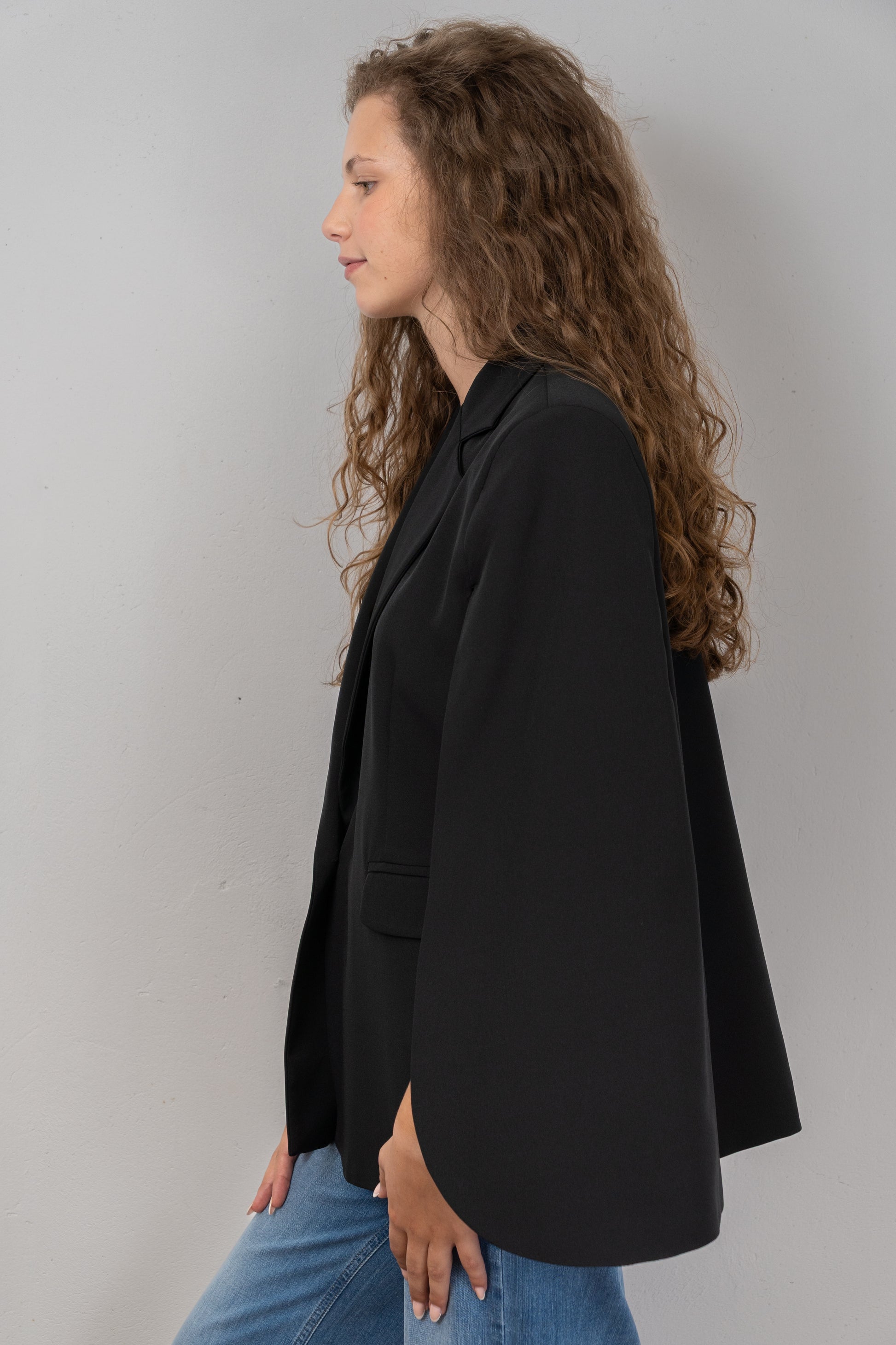 Black Cape Blazer