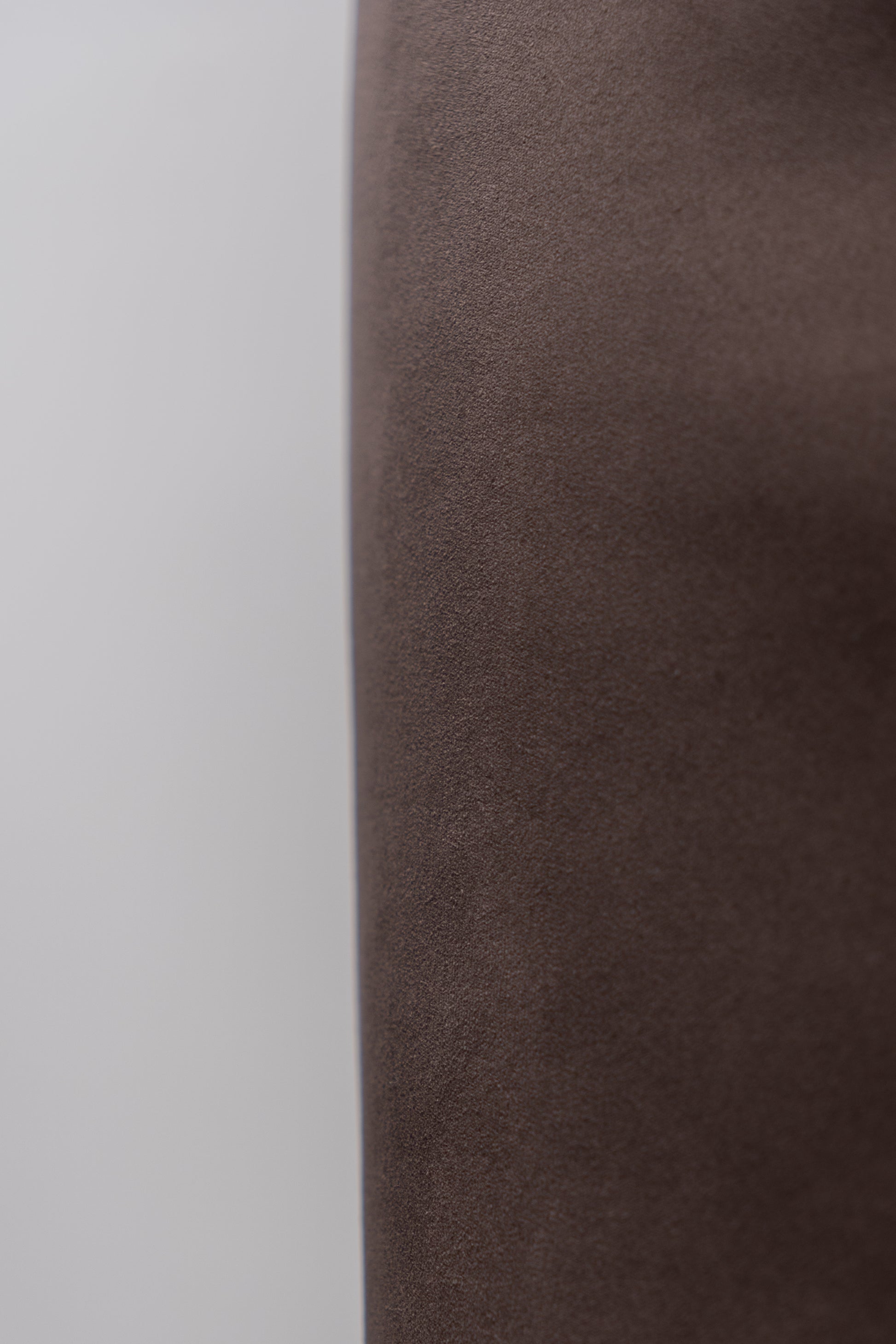 Faux Suede Midi Skirt