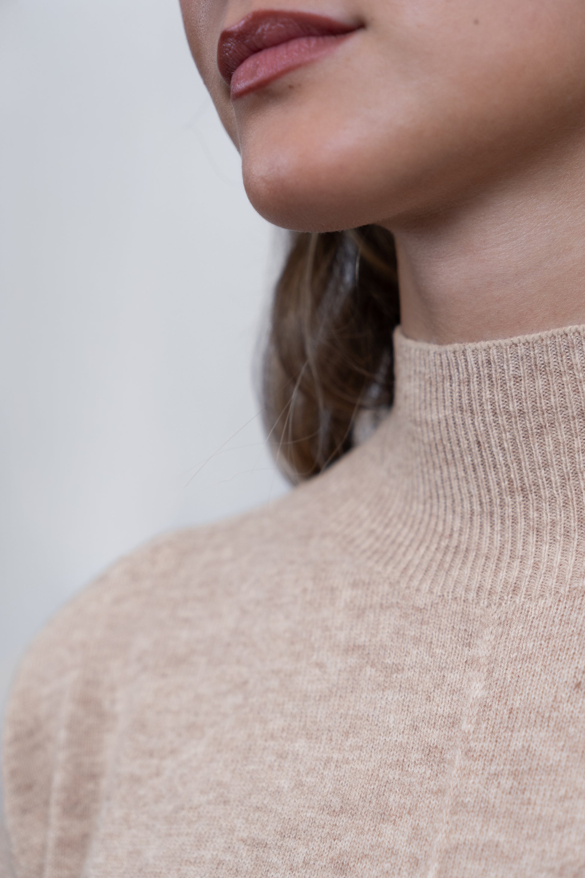 Soft Mock-Neck Knit