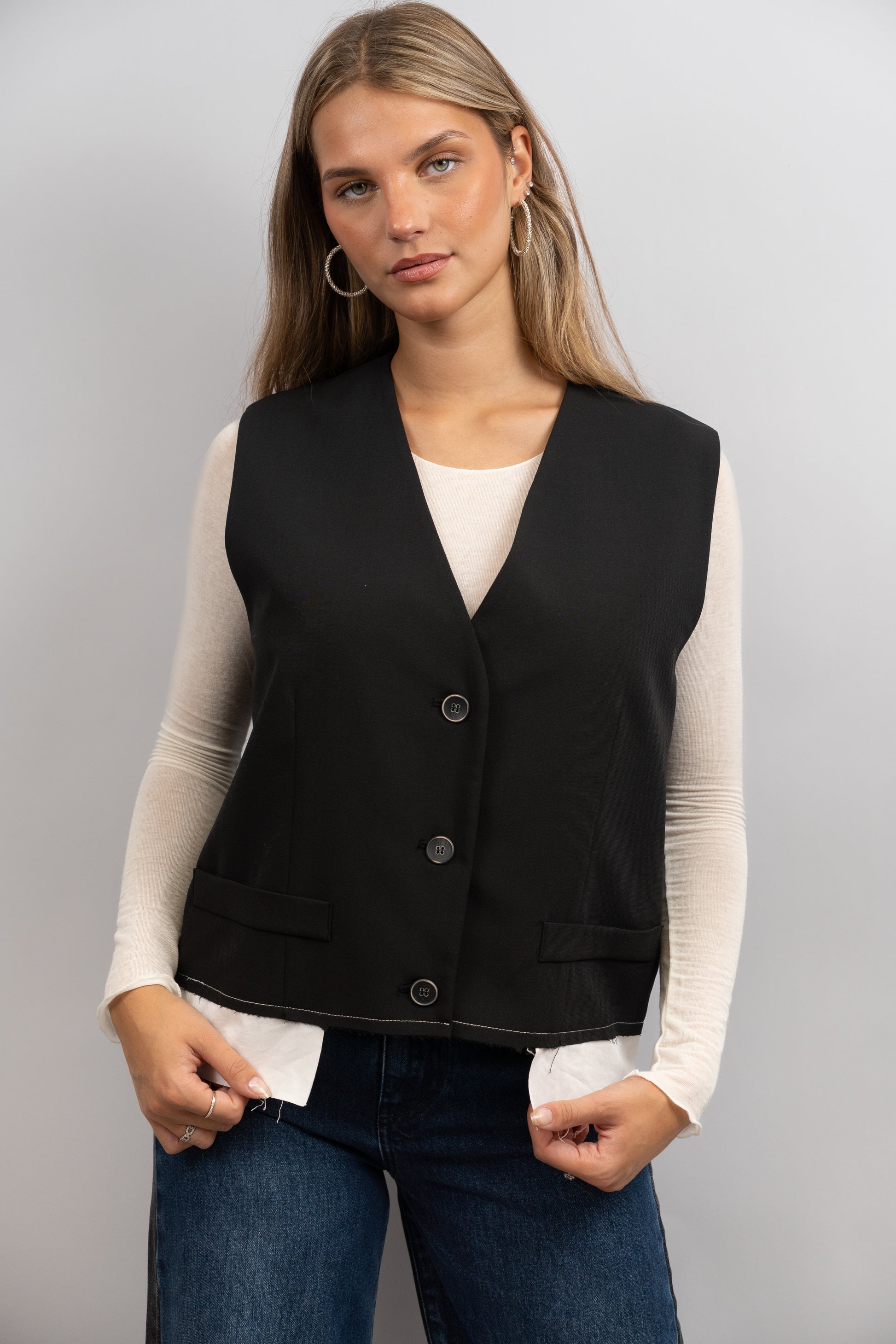 Tailored Layered Vest