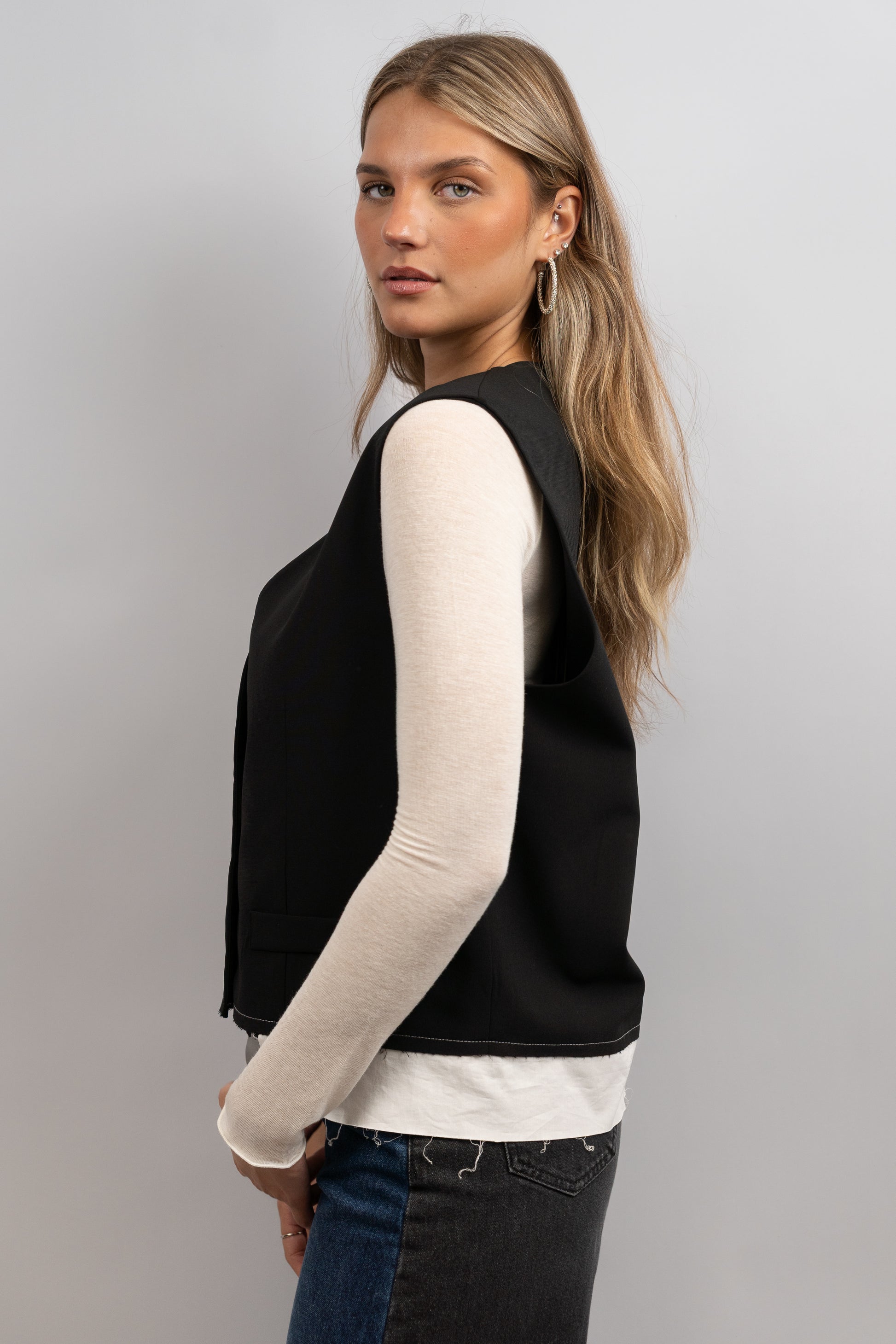 Tailored Layered Vest