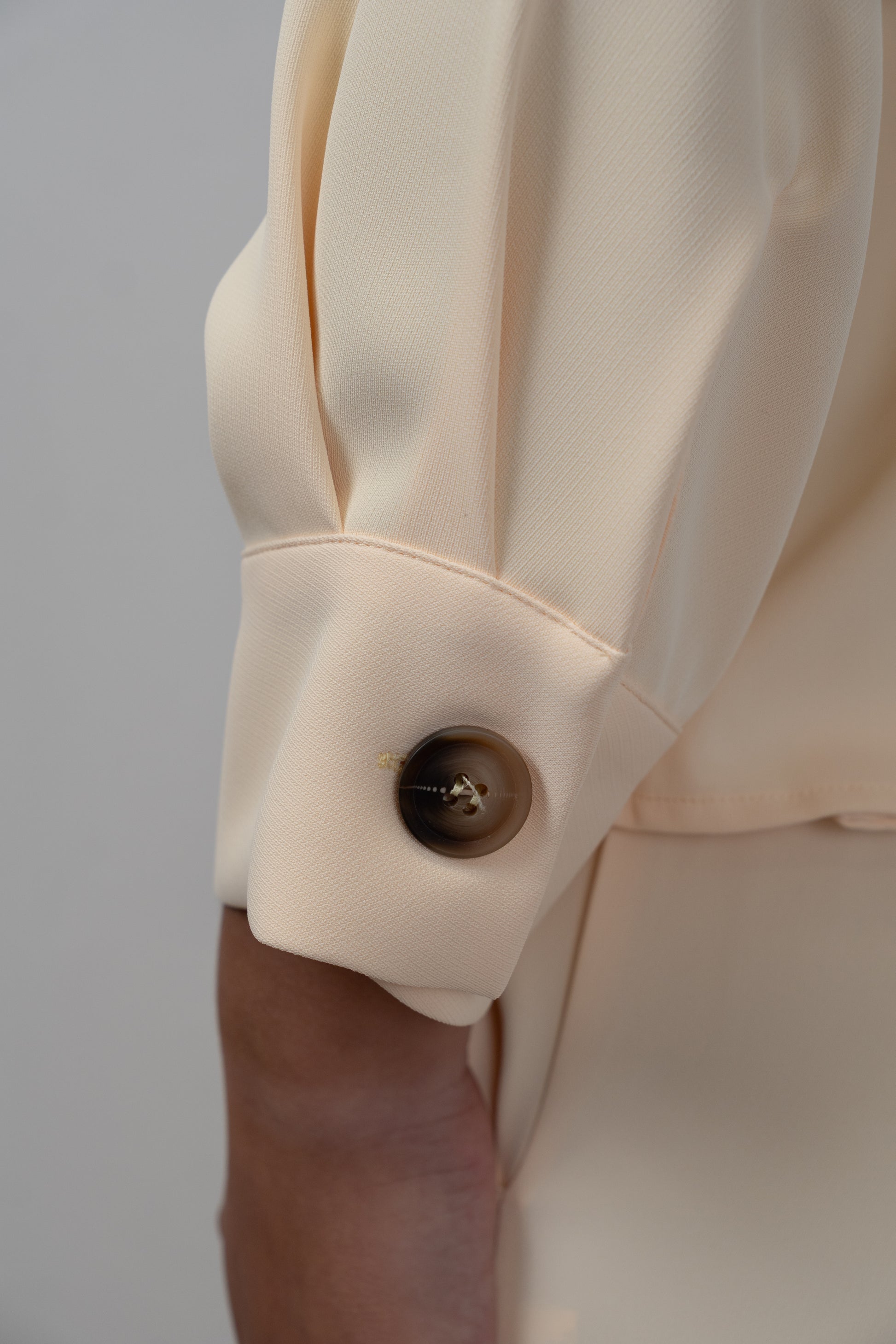 Buttercup Yellow Cropped Shirt-Blazer
