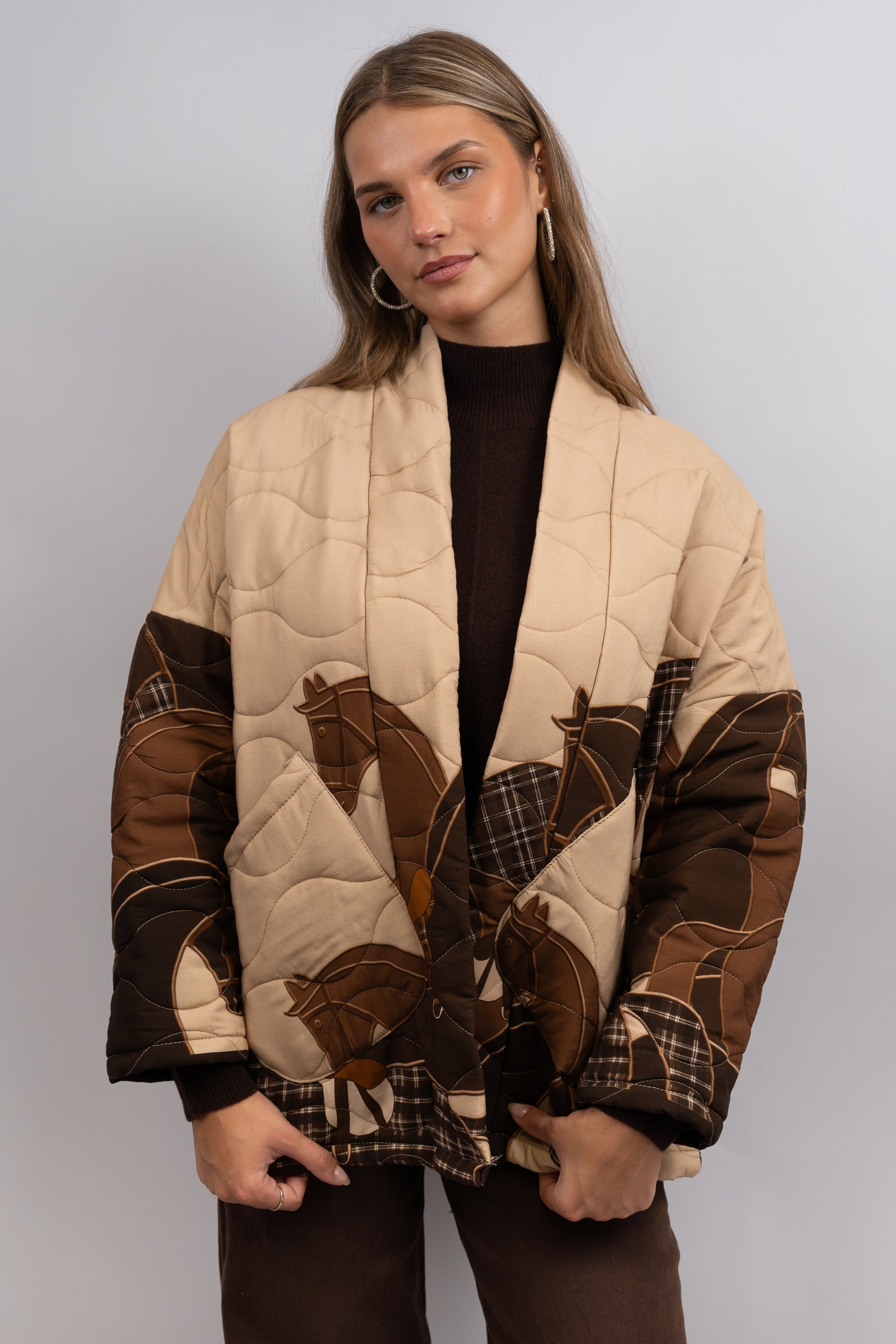 Printed Quilted Jacket