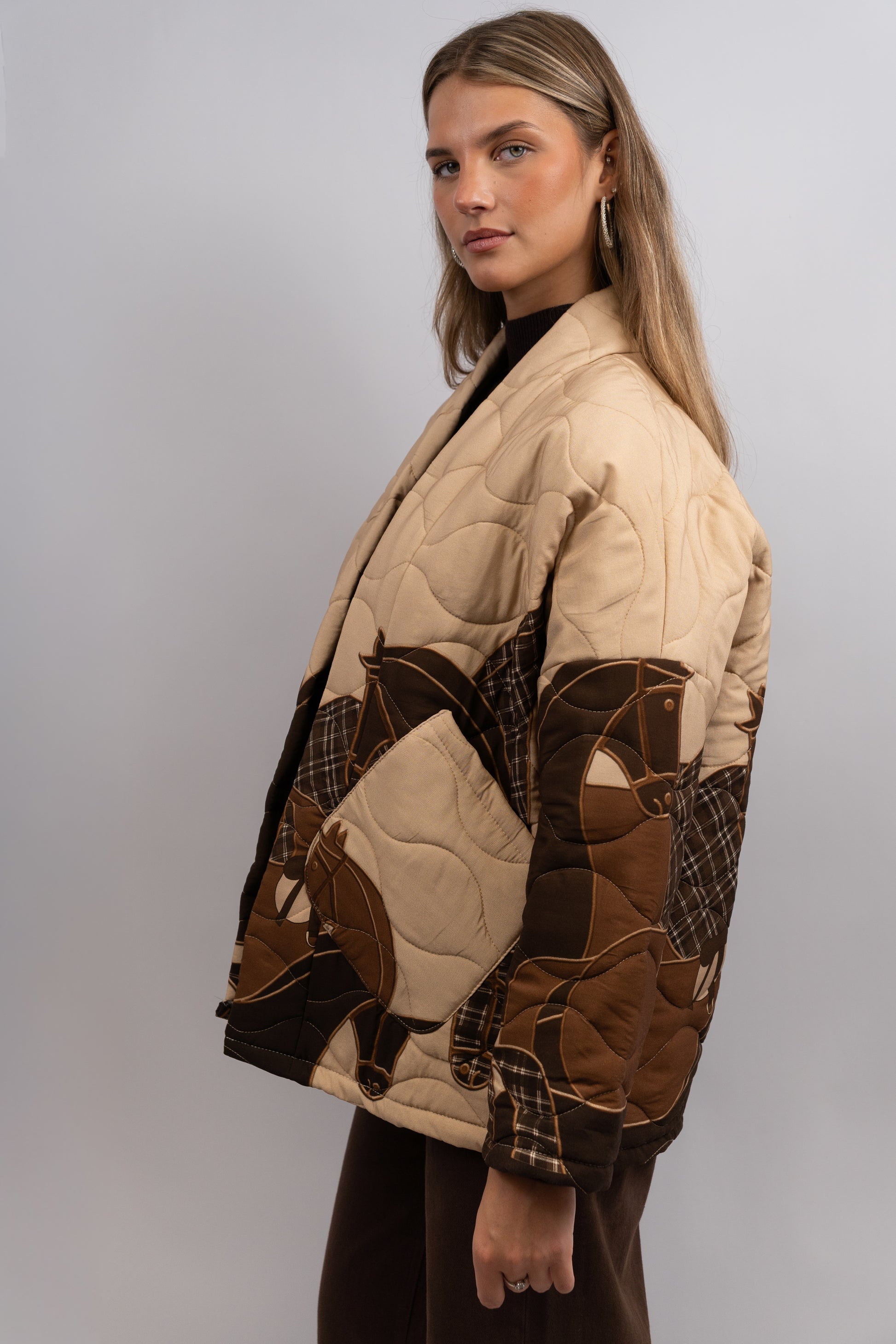 Printed Quilted Jacket