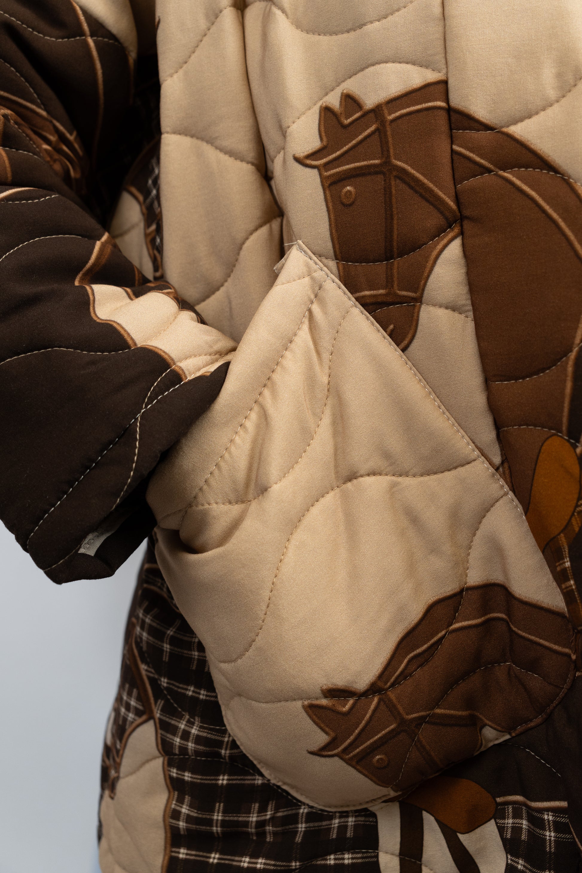 Printed Quilted Jacket