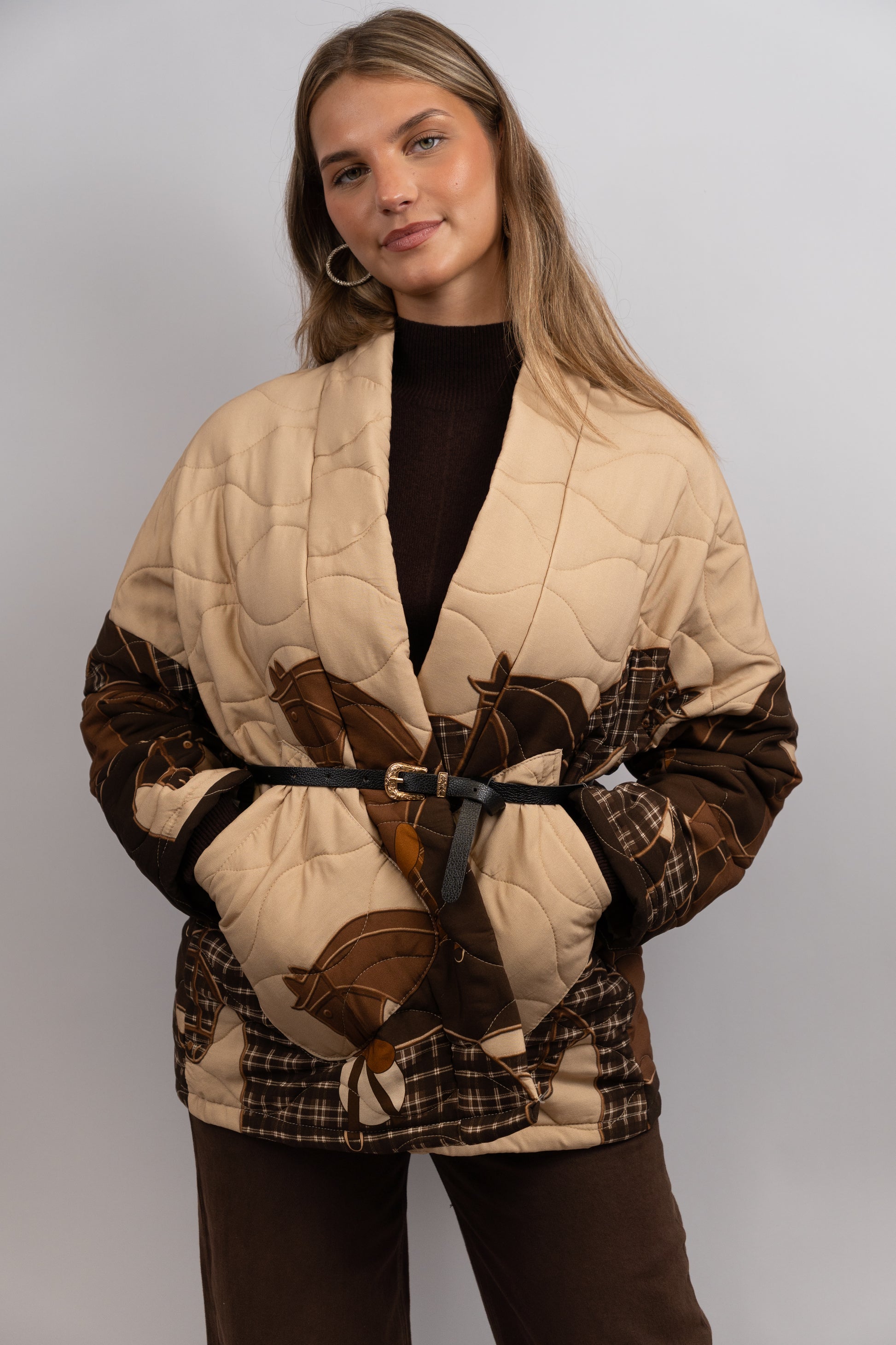 Printed Quilted Jacket