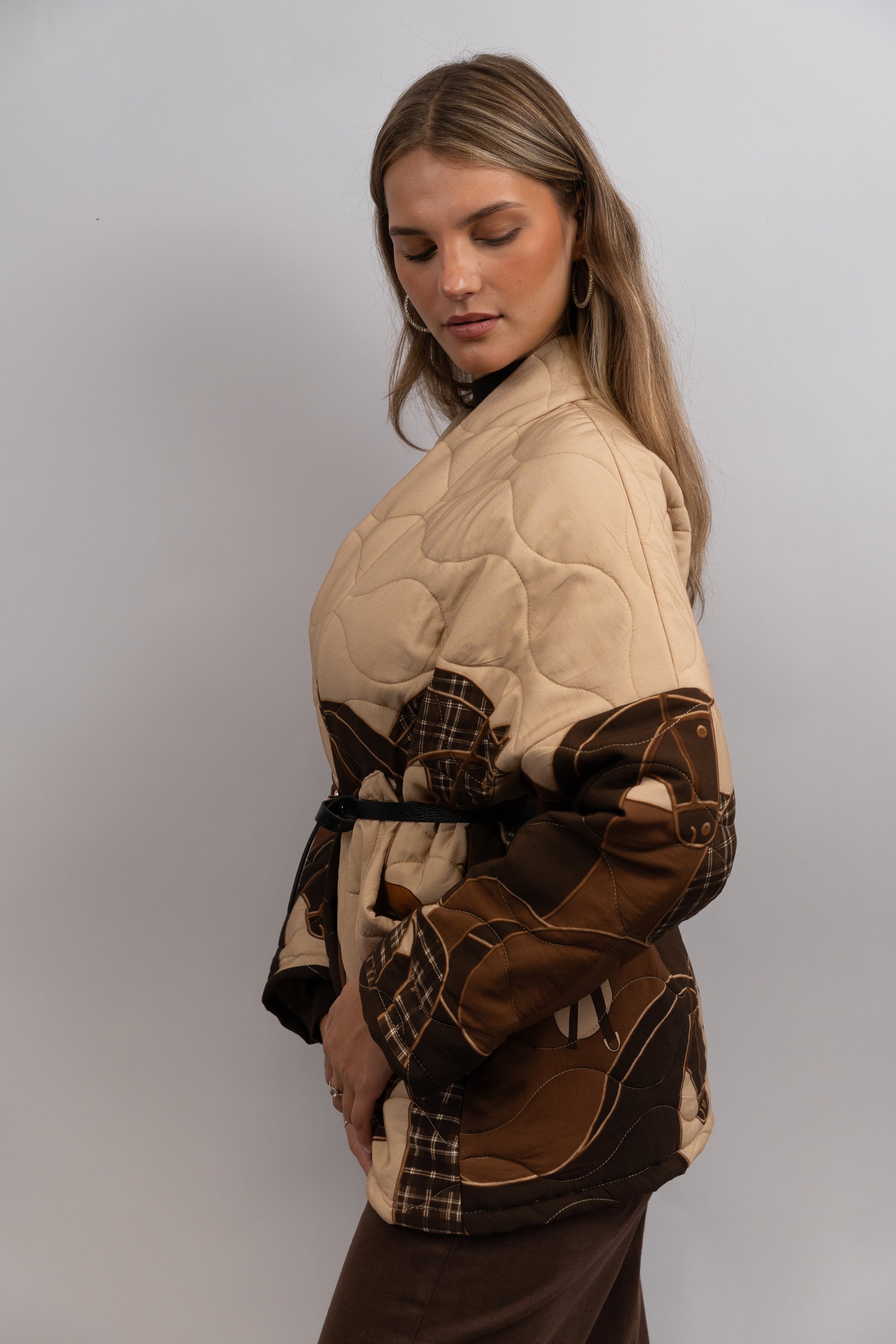 Printed Quilted Jacket