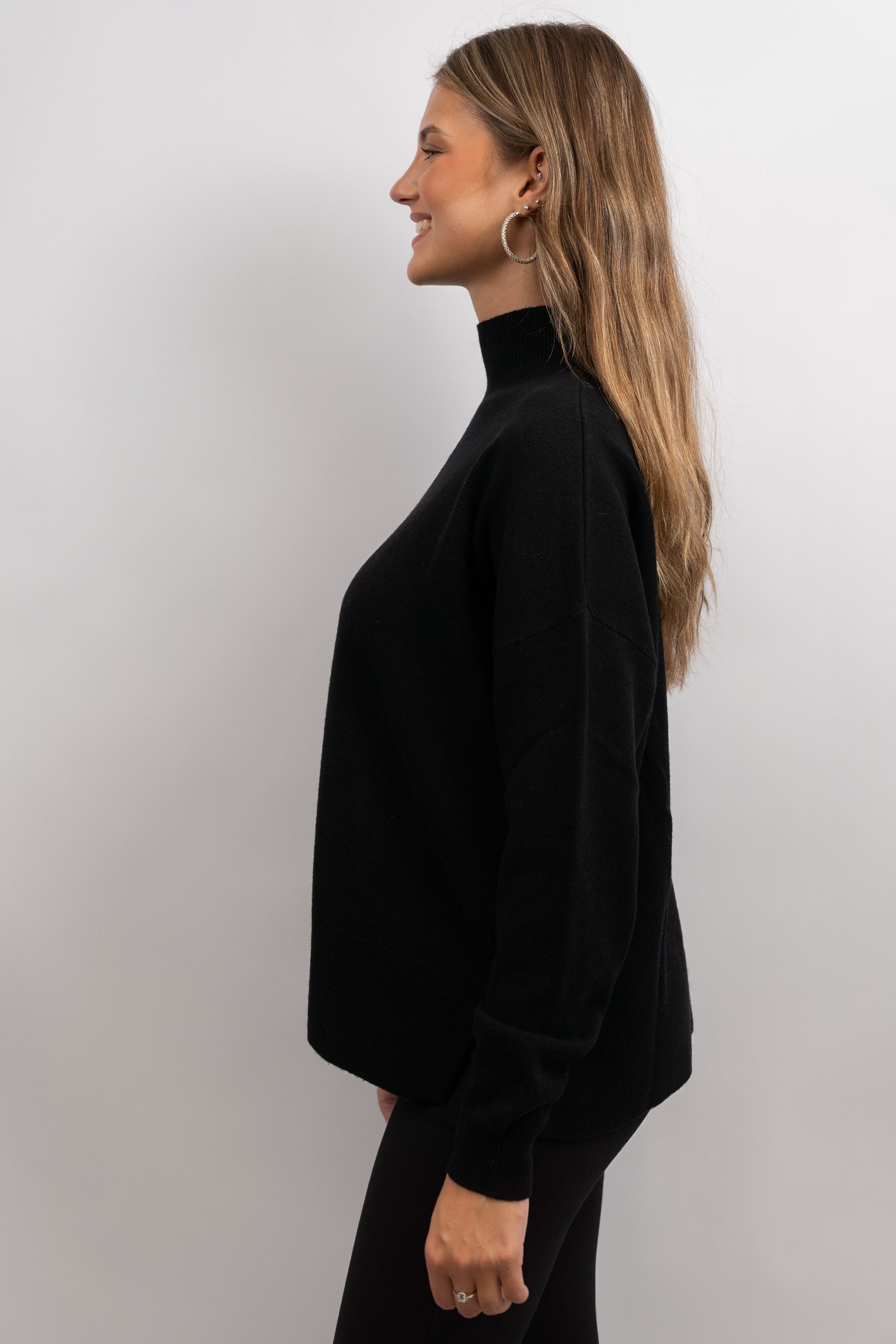 Soft Mock-Neck Knit
