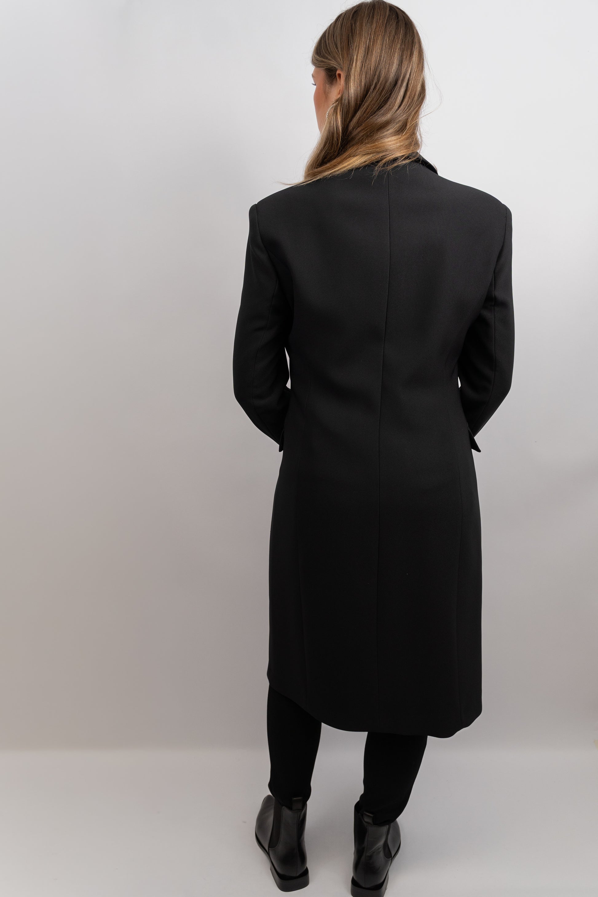 Double-Breasted Structured Coat