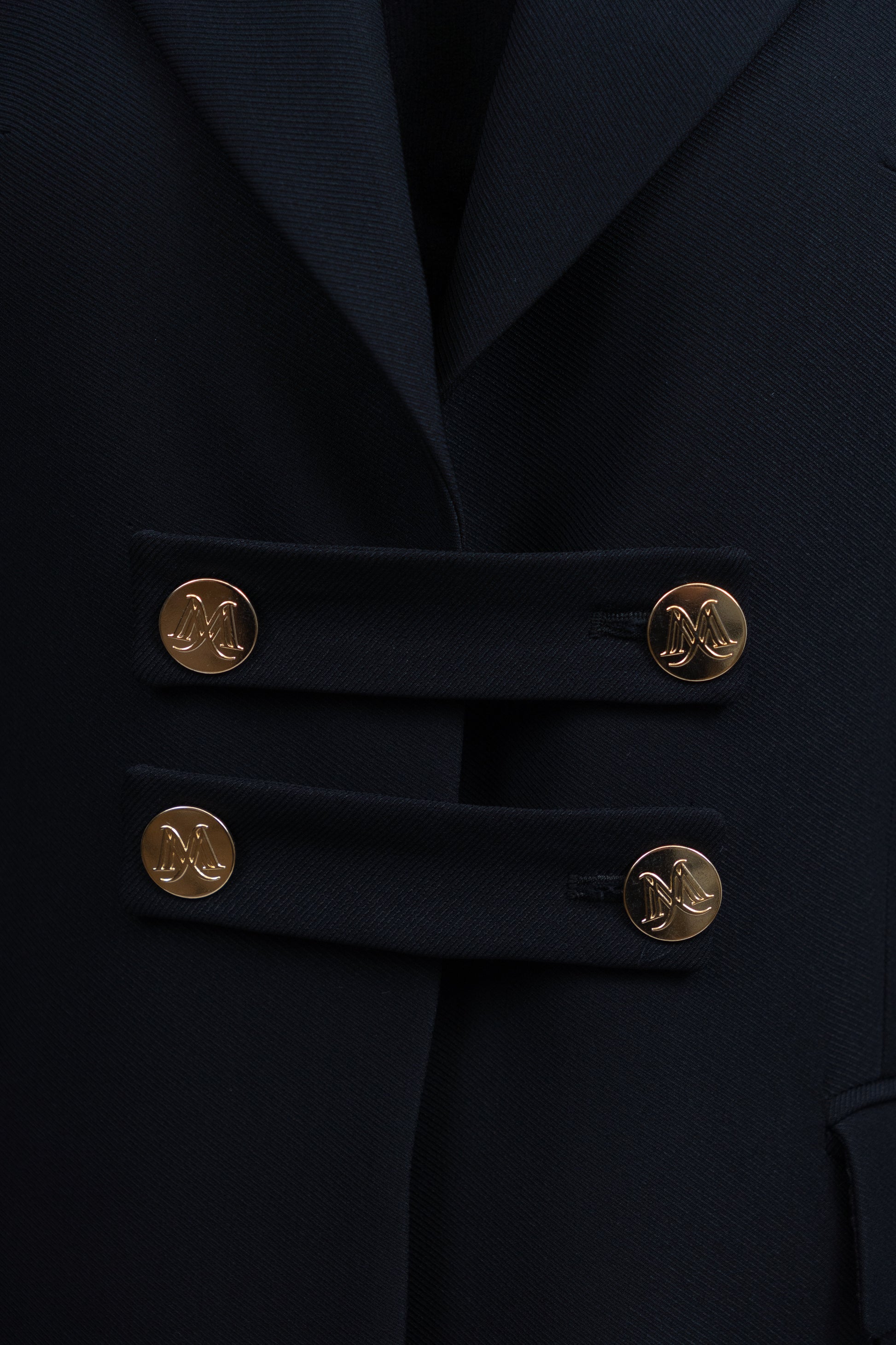 Double-Breasted Structured Coat