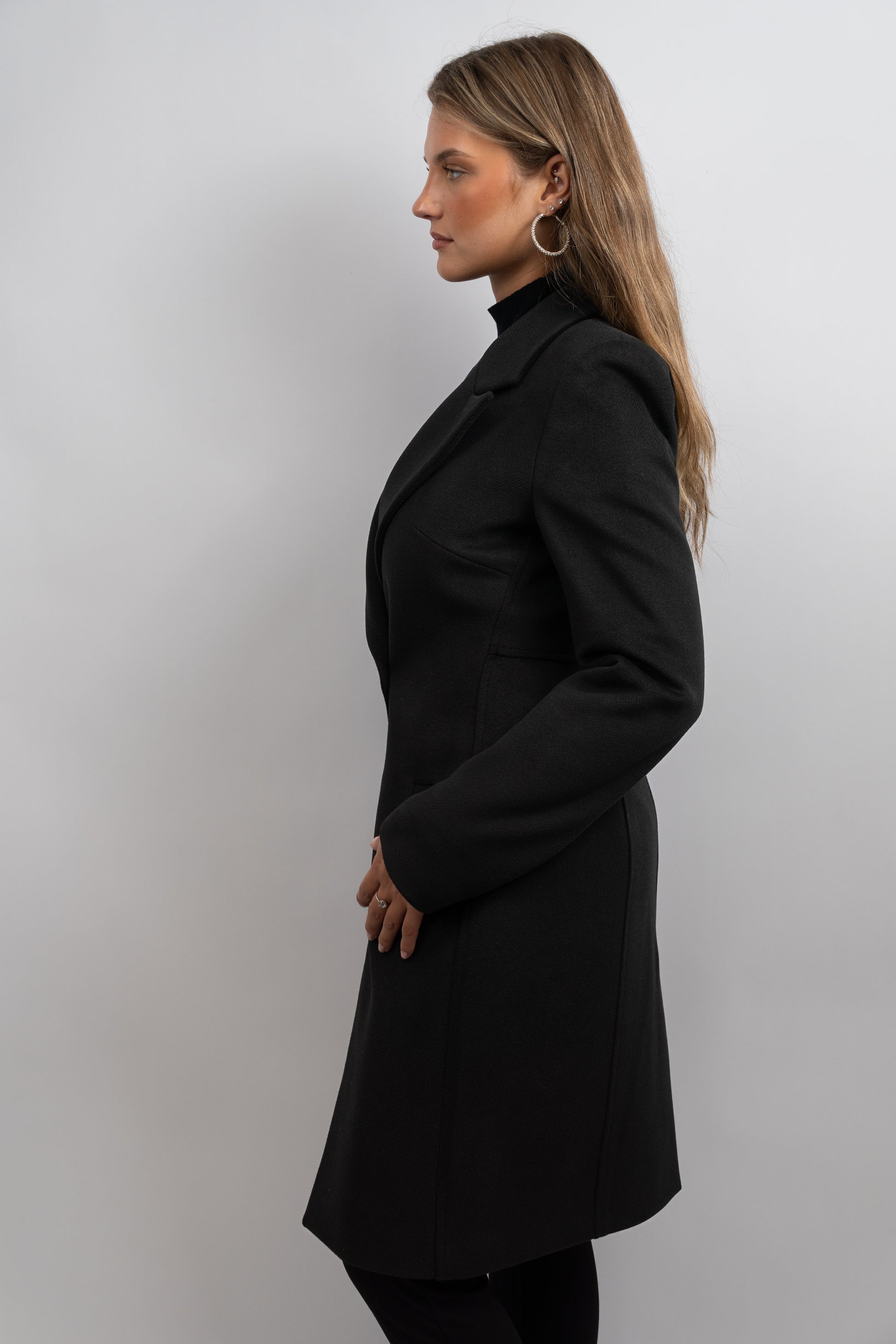 Double-Breasted Tailored Coat