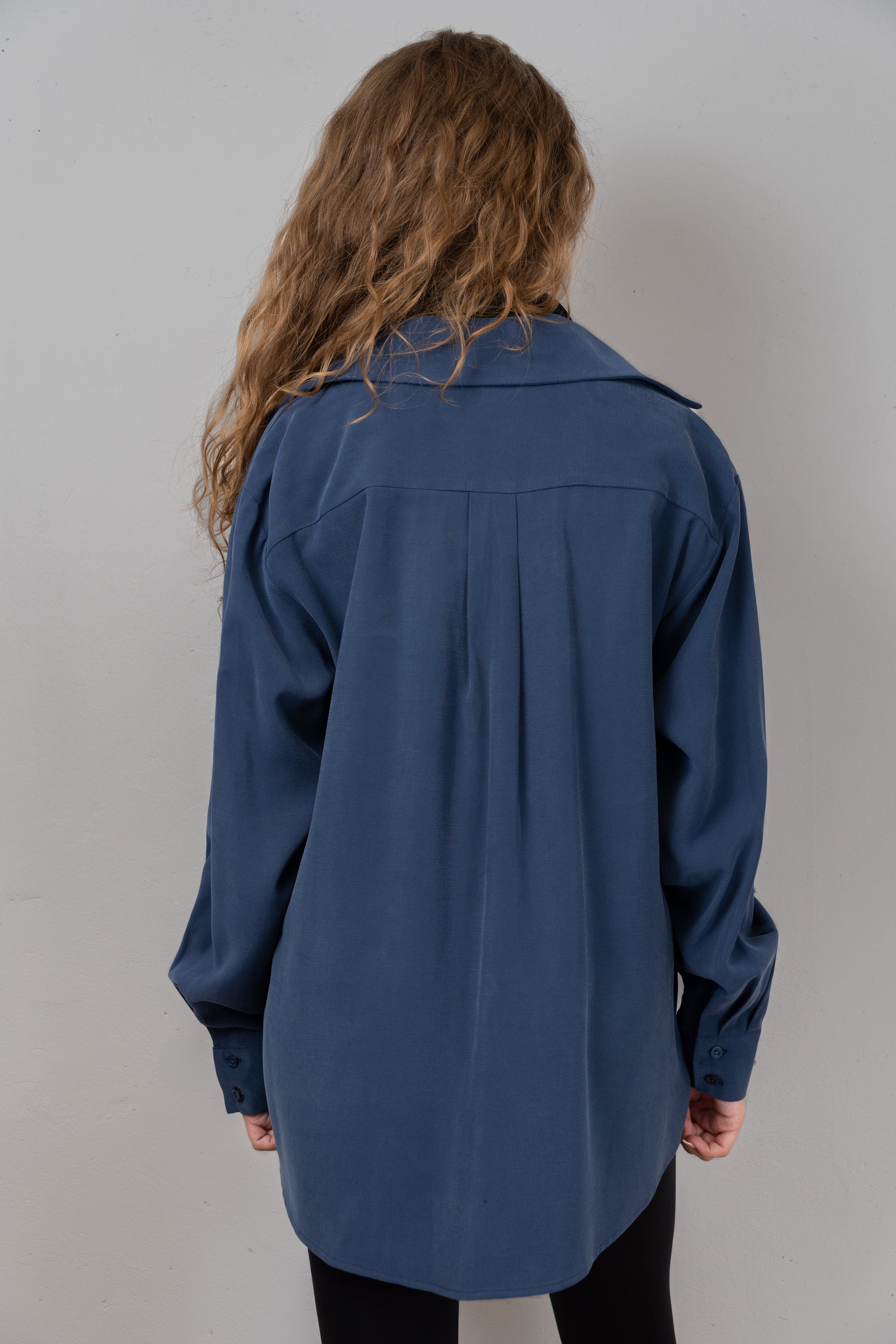 Oversized Button-Down Shirt