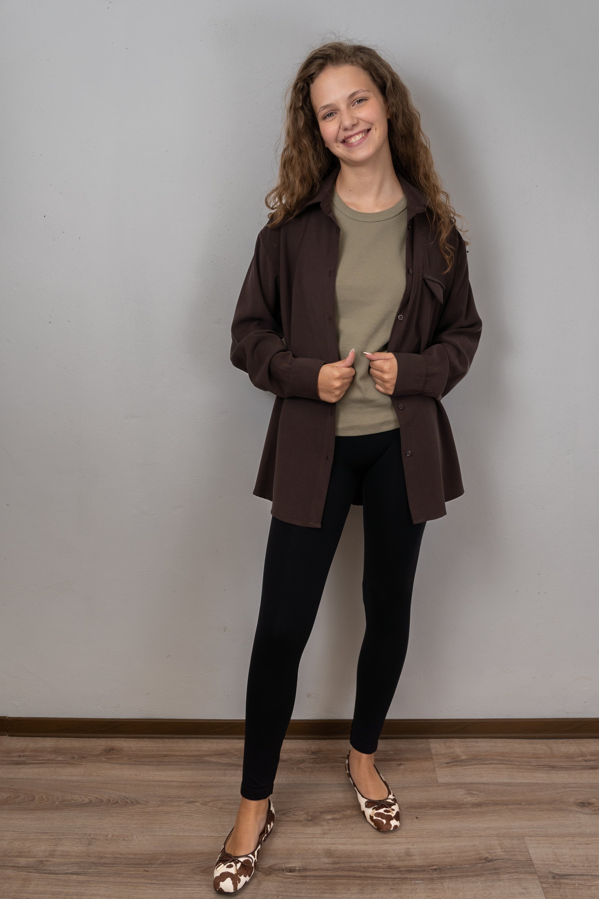 Oversized Button-Down Shirt