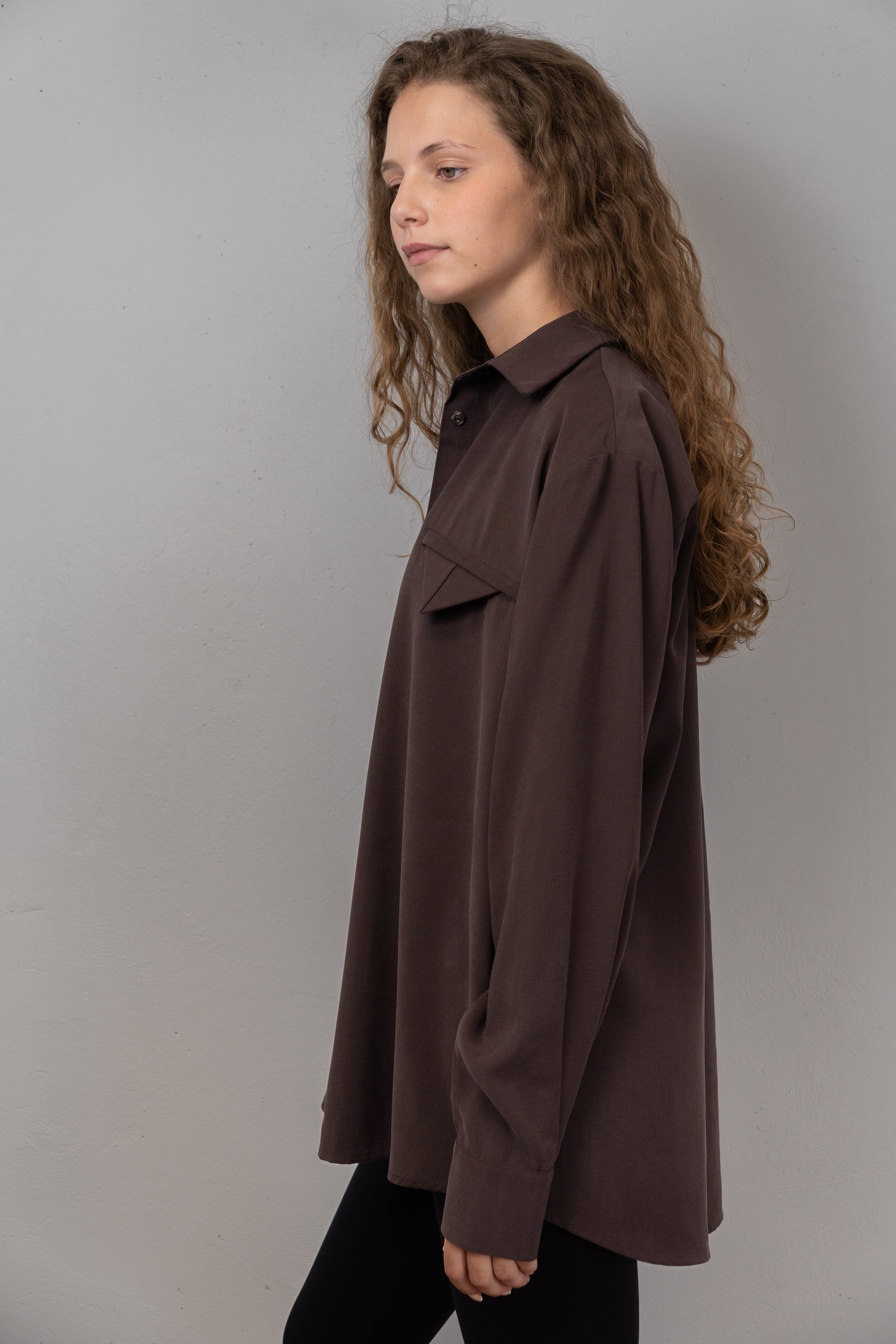 Oversized Button-Down Shirt
