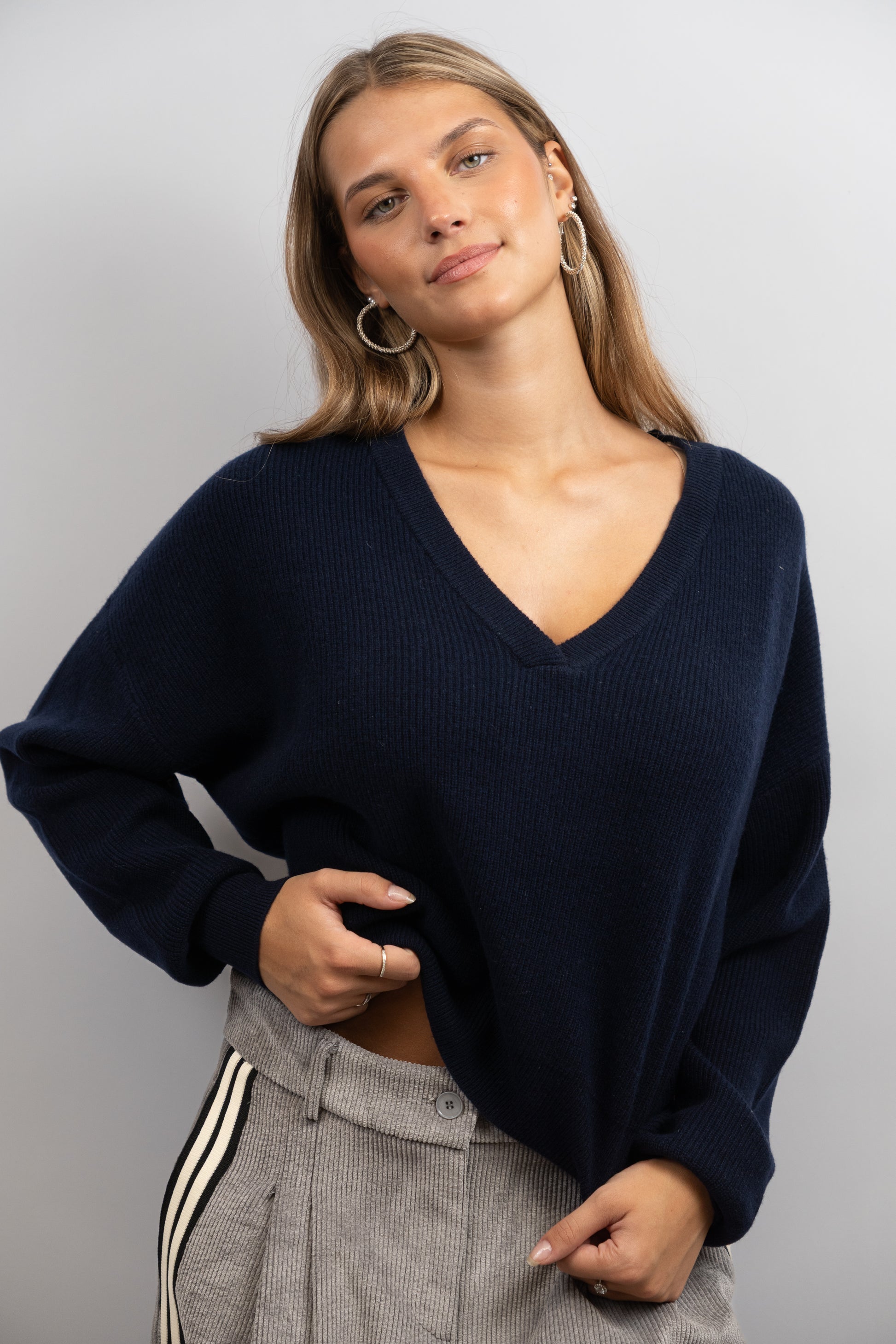 V-Neck Wool Sweater