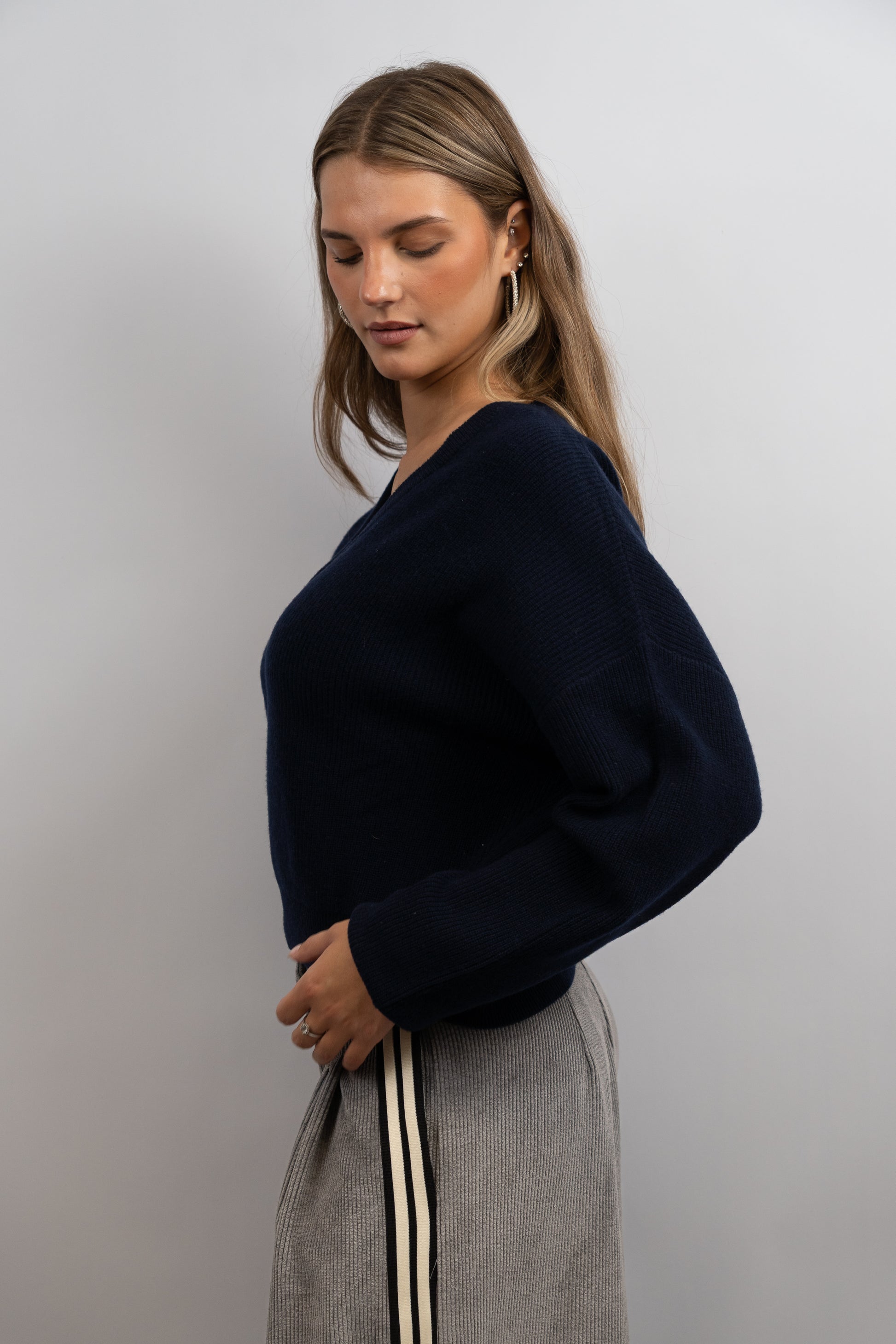 V-Neck Wool Sweater