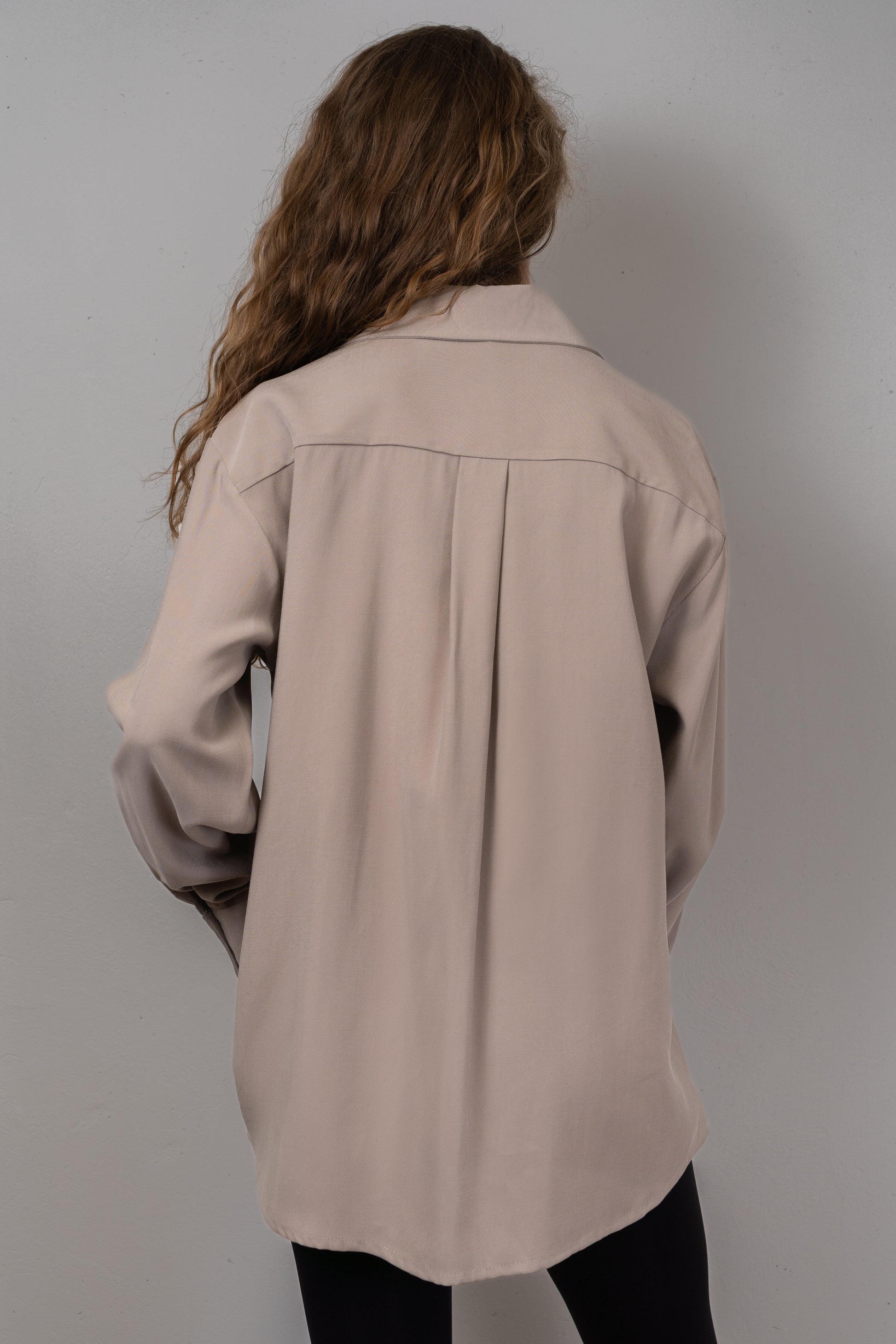 Oversized Button-Down Shirt