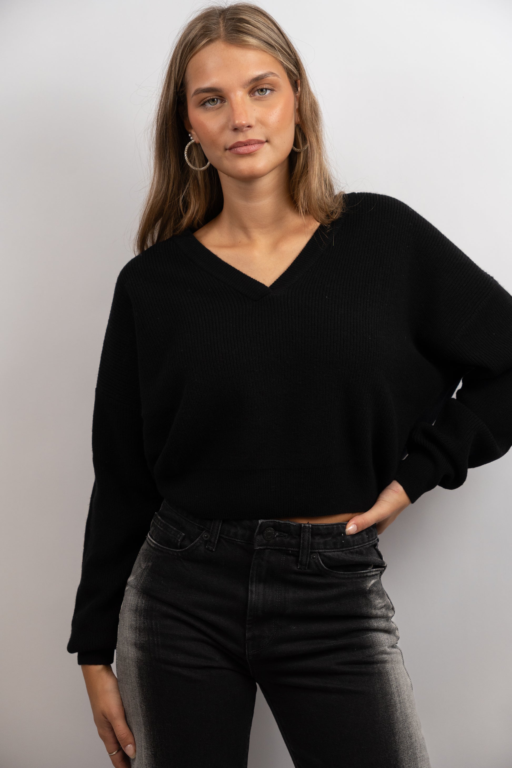 V-Neck Wool Sweater