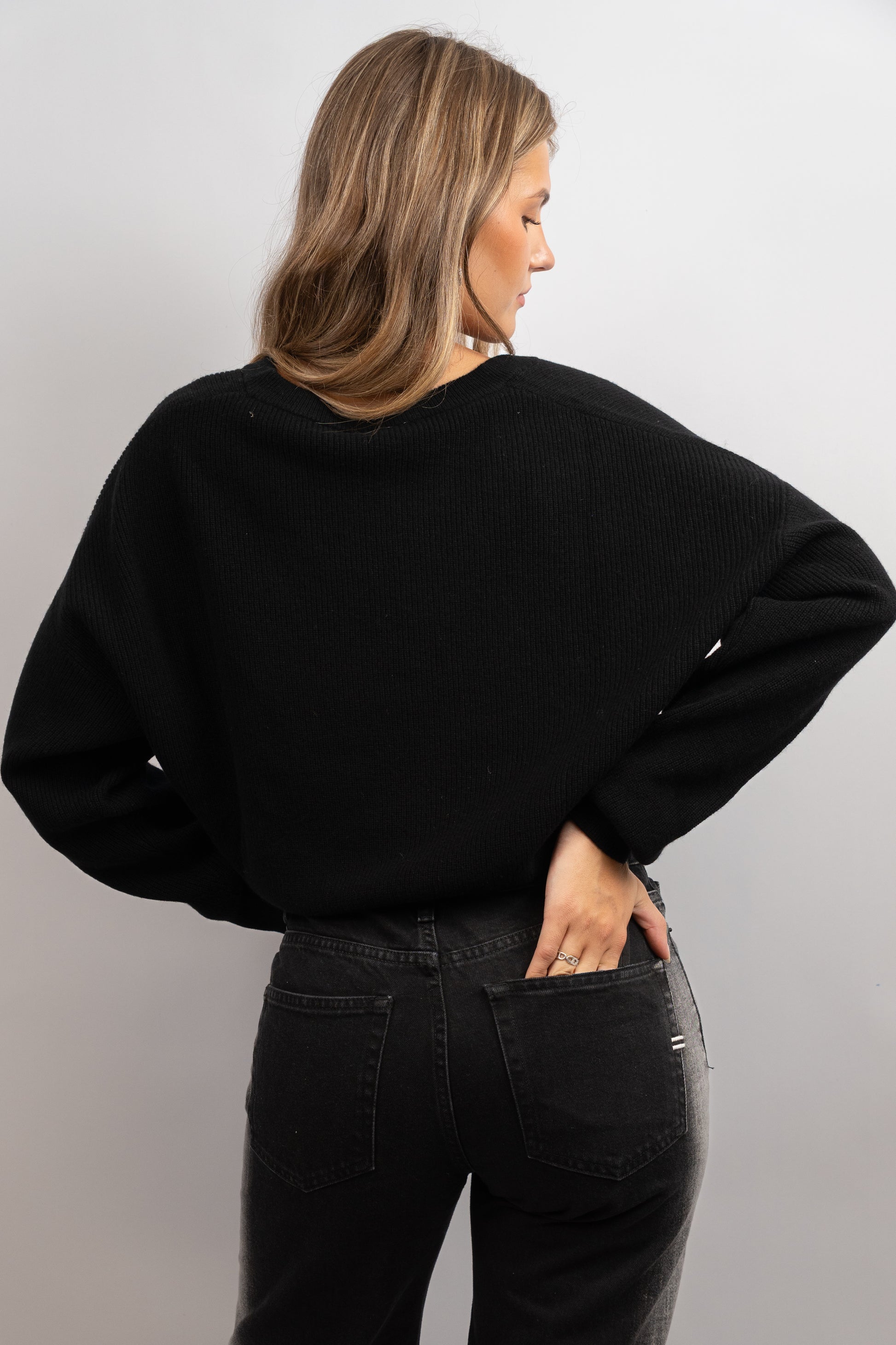 V-Neck Wool Sweater