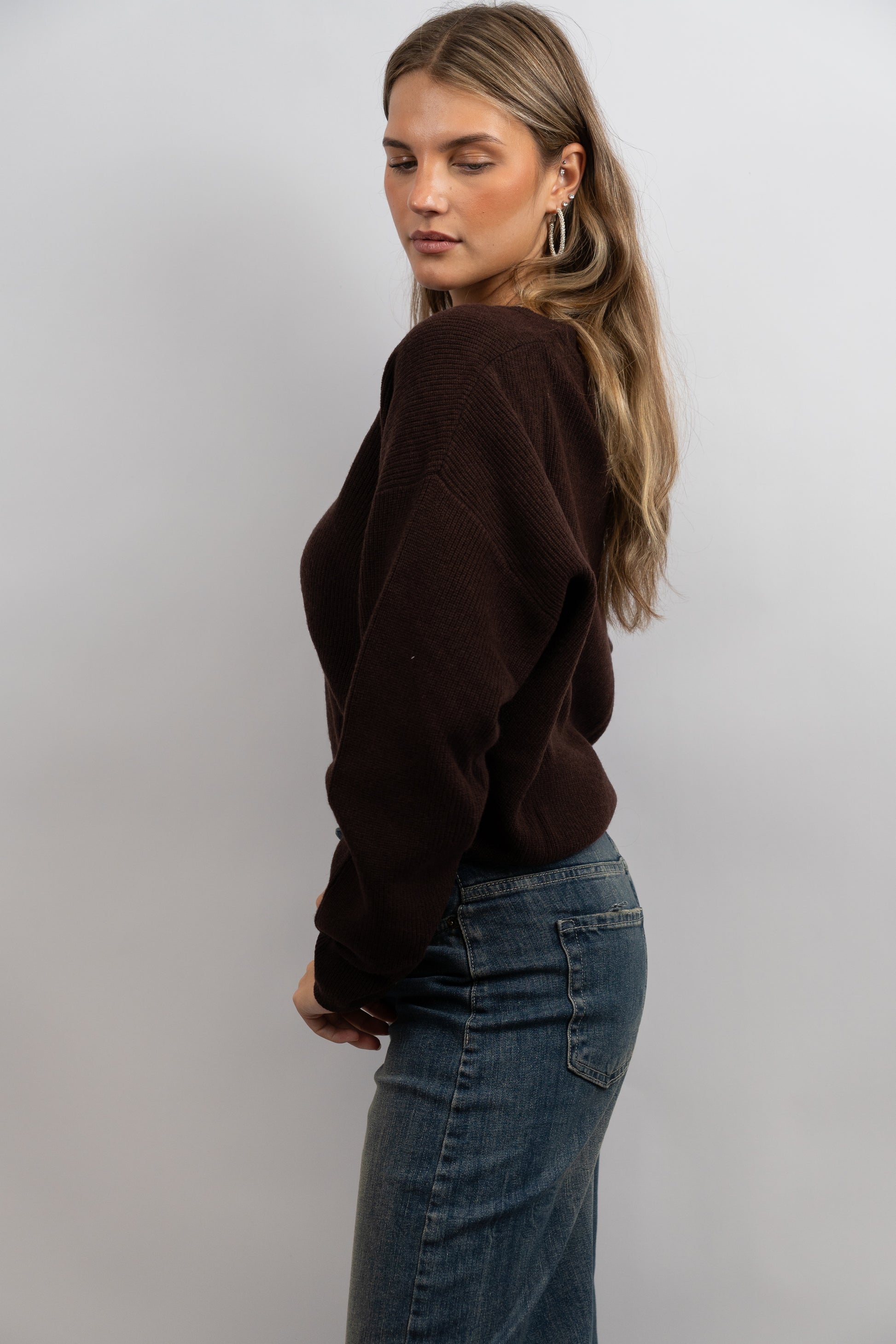 V-Neck Wool Sweater