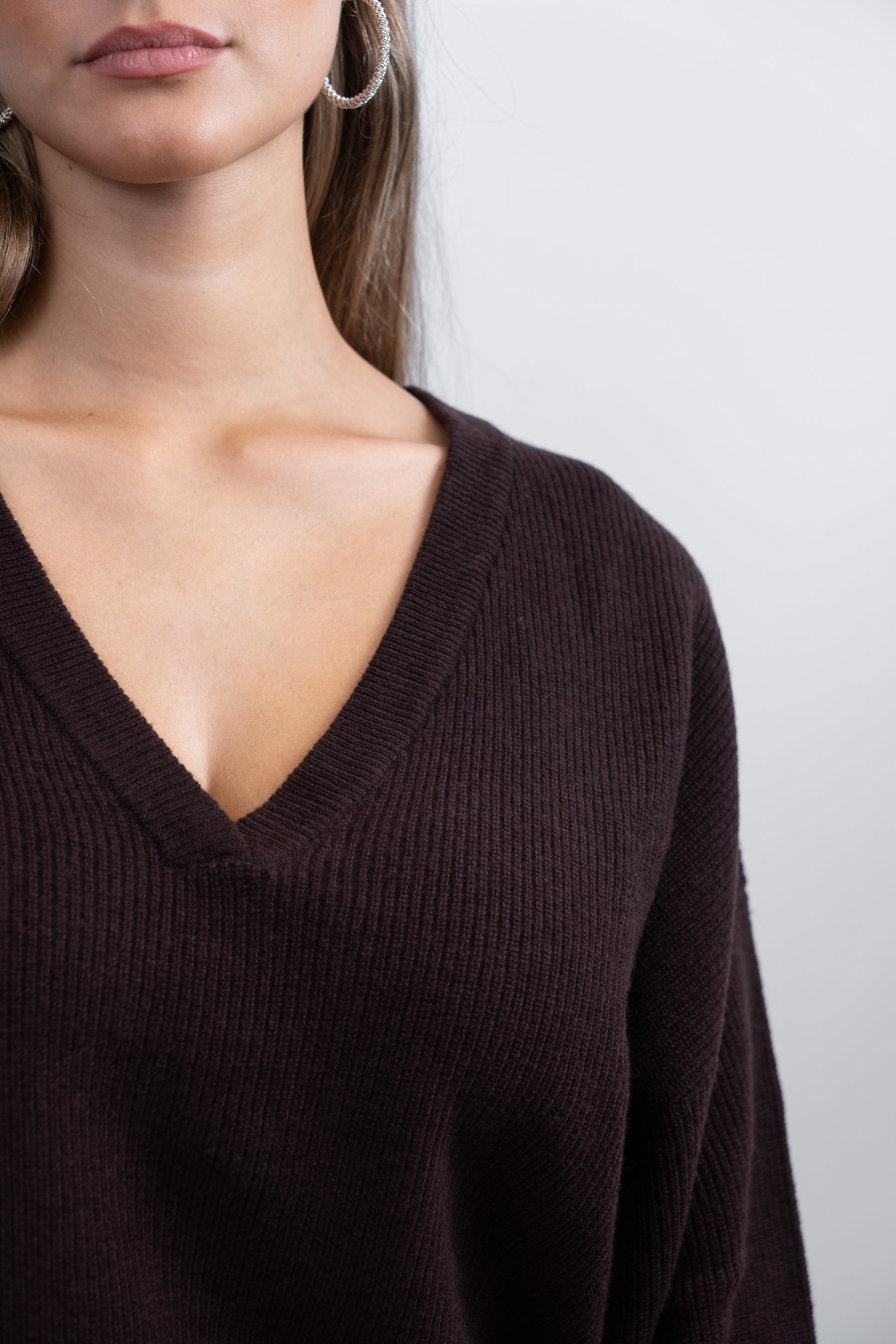 V-Neck Wool Sweater