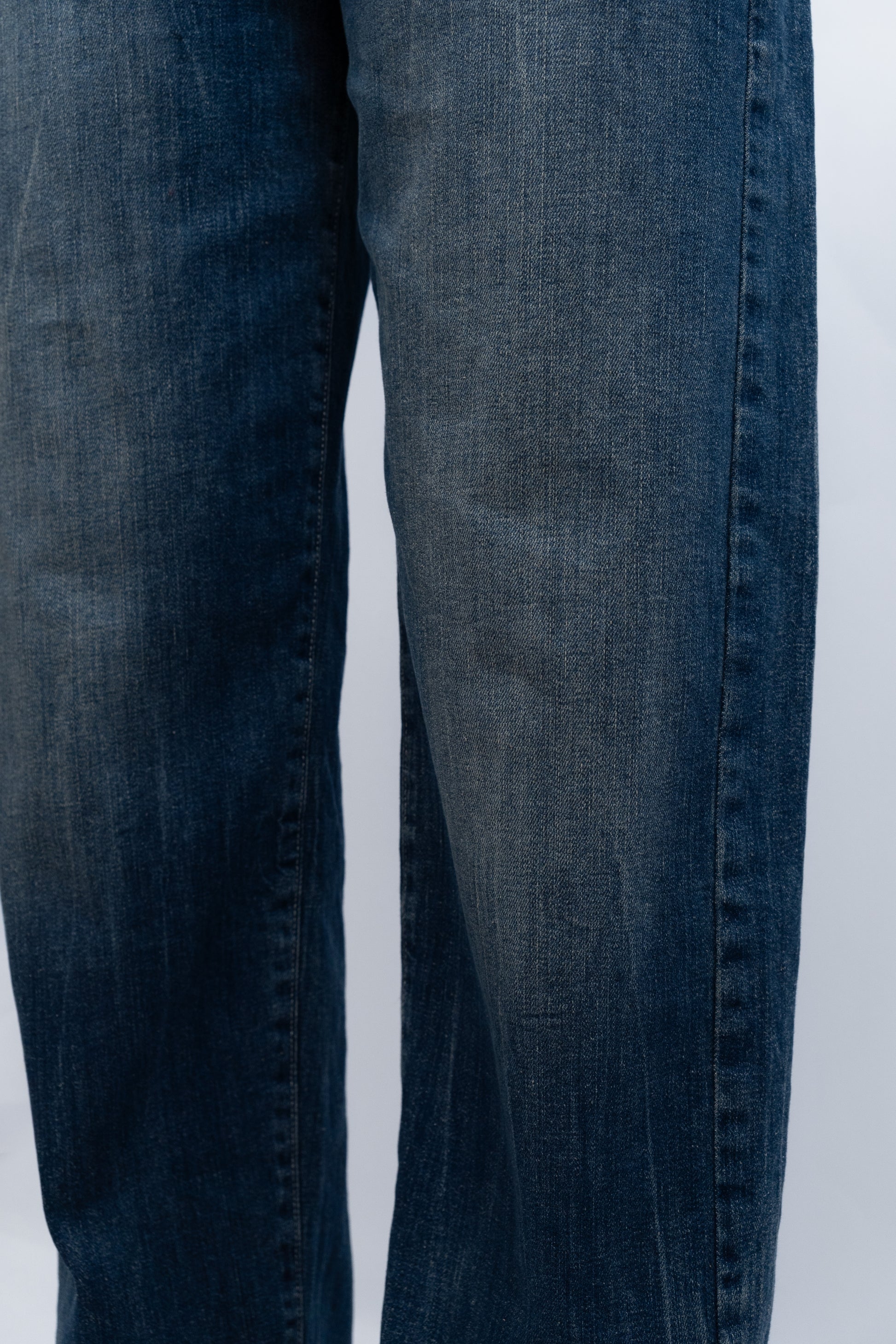 High-Rise Straight Jeans
