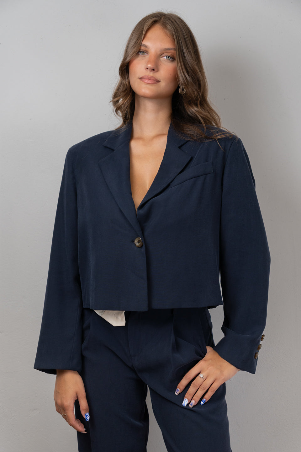 Cropped Blazer