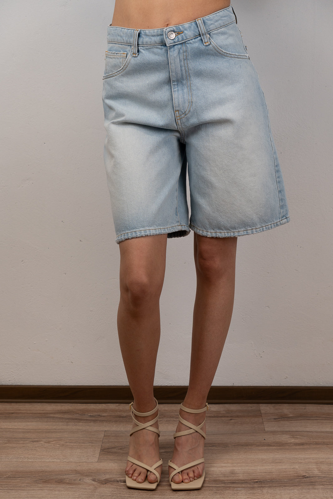 Denim Bermuda Shorts